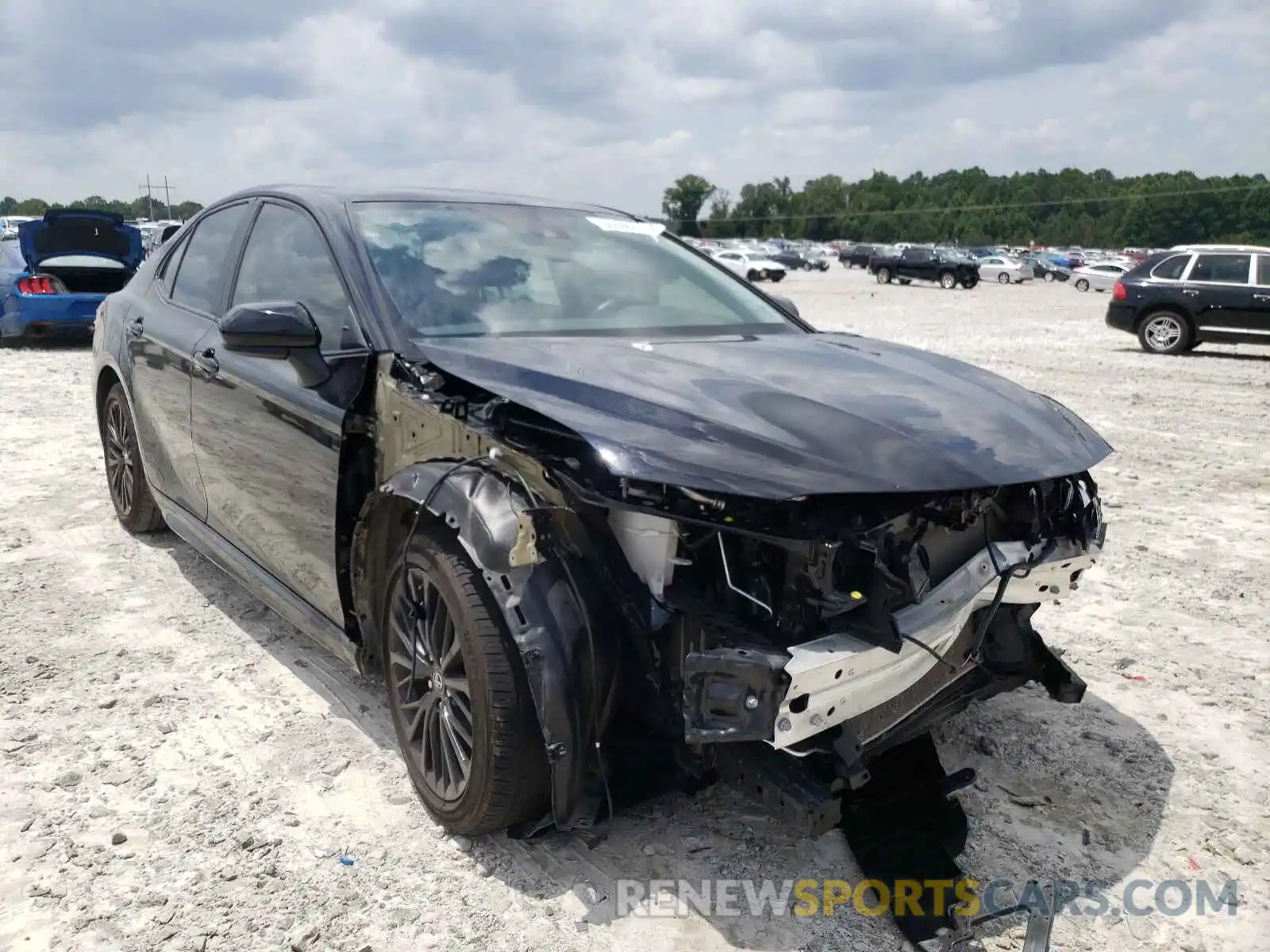 1 Photograph of a damaged car 4T1G11AK4LU311375 TOYOTA CAMRY 2020