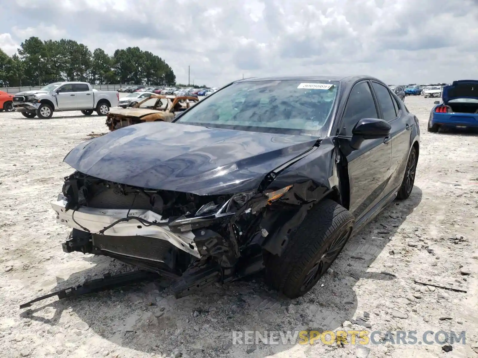 2 Photograph of a damaged car 4T1G11AK4LU311375 TOYOTA CAMRY 2020