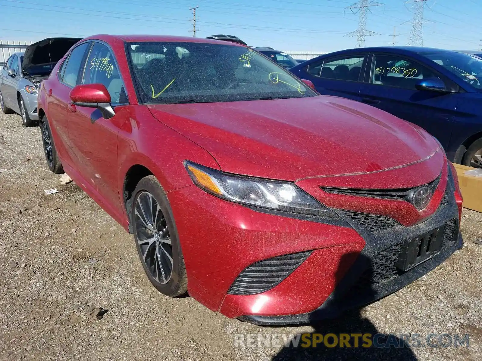 1 Photograph of a damaged car 4T1G11AK4LU317497 TOYOTA CAMRY 2020