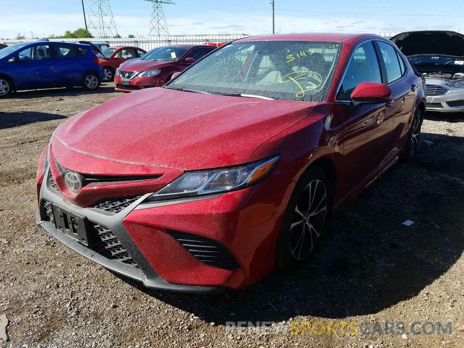 2 Photograph of a damaged car 4T1G11AK4LU317497 TOYOTA CAMRY 2020