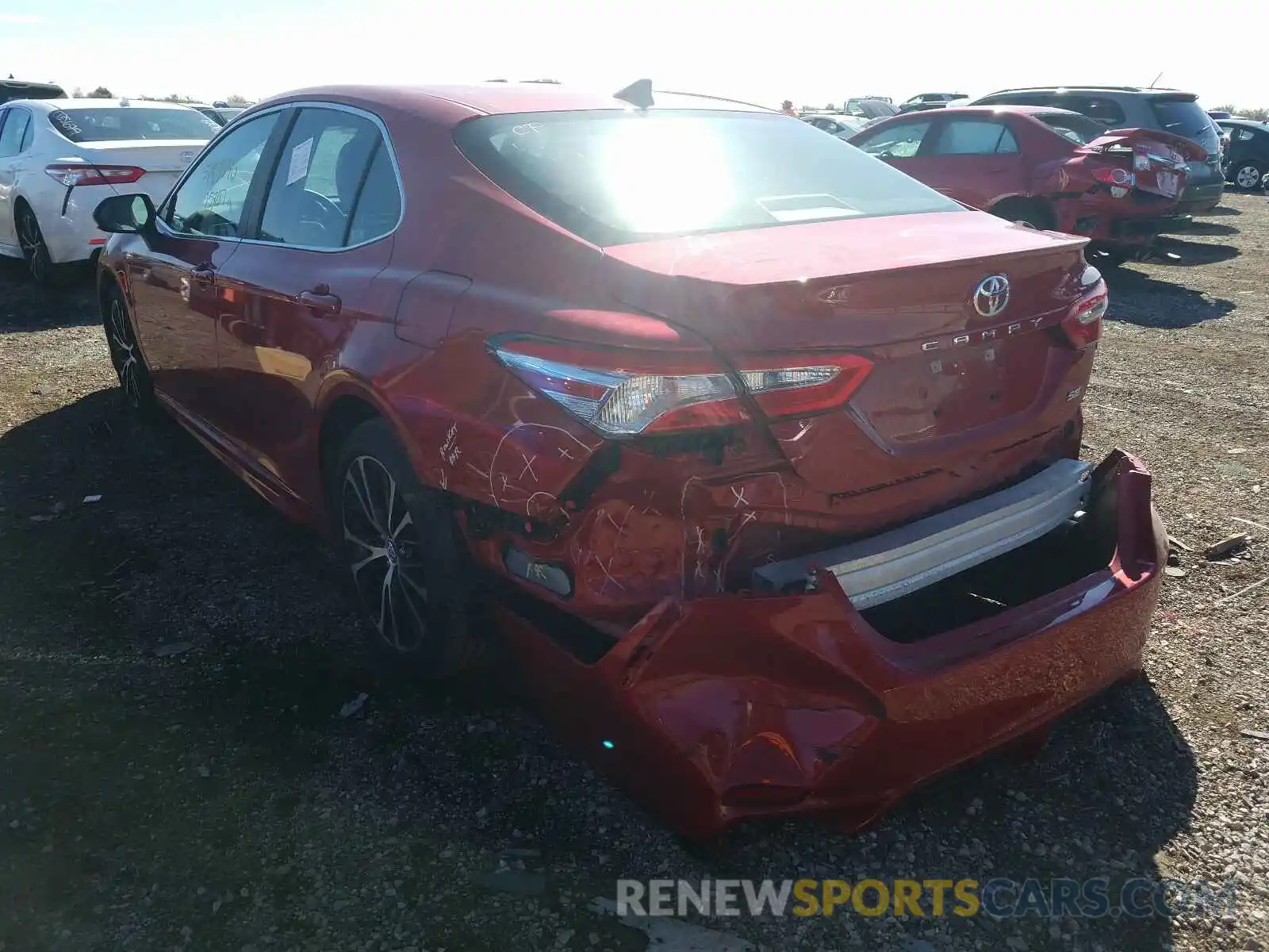 3 Photograph of a damaged car 4T1G11AK4LU317497 TOYOTA CAMRY 2020