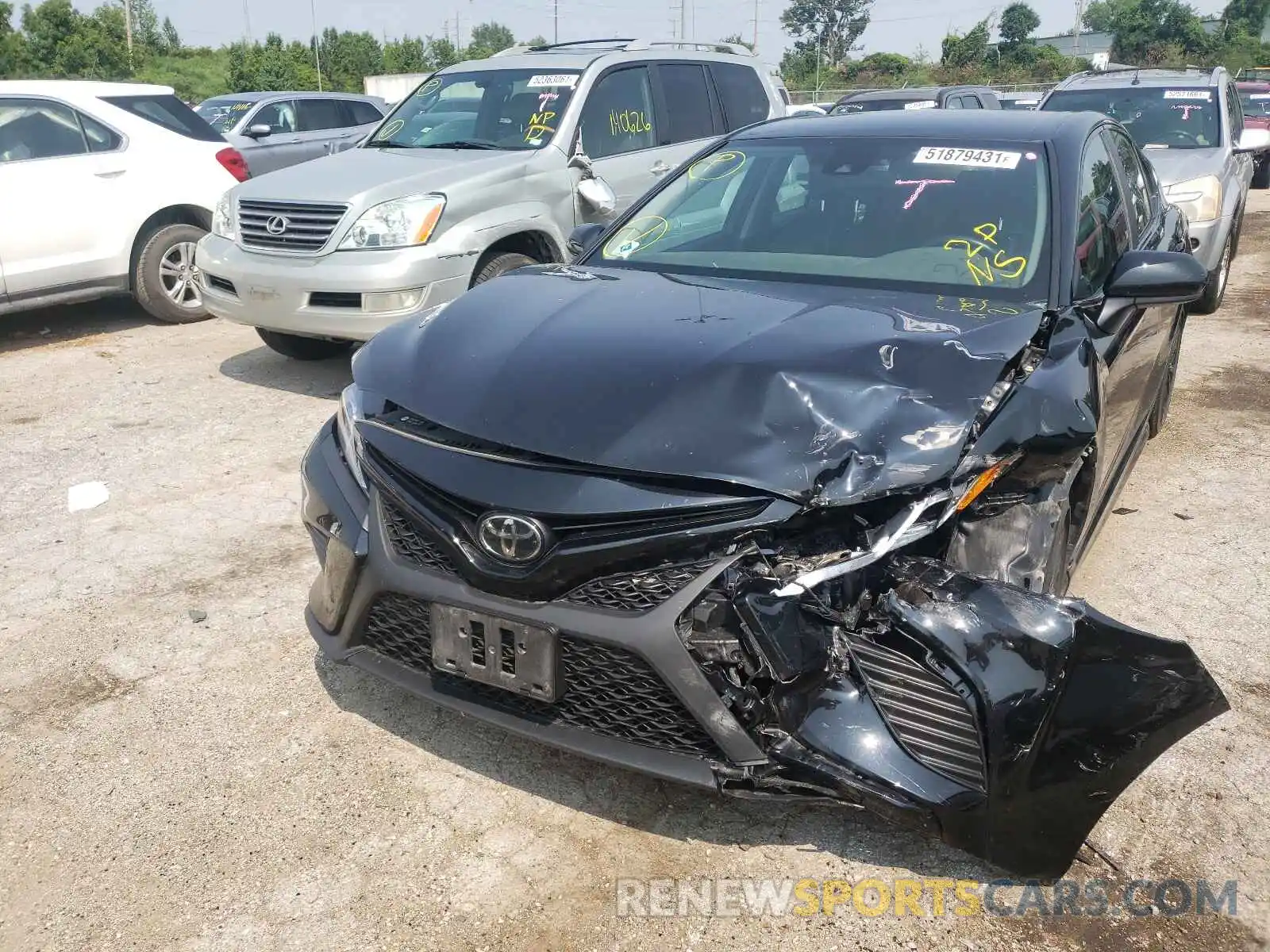 9 Photograph of a damaged car 4T1G11AK4LU318729 TOYOTA CAMRY 2020