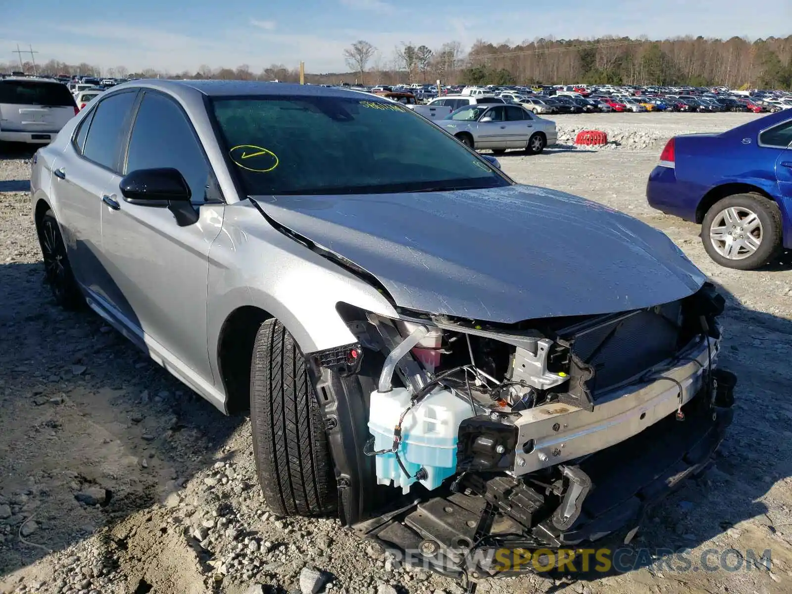 1 Photograph of a damaged car 4T1G11AK4LU325194 TOYOTA CAMRY 2020