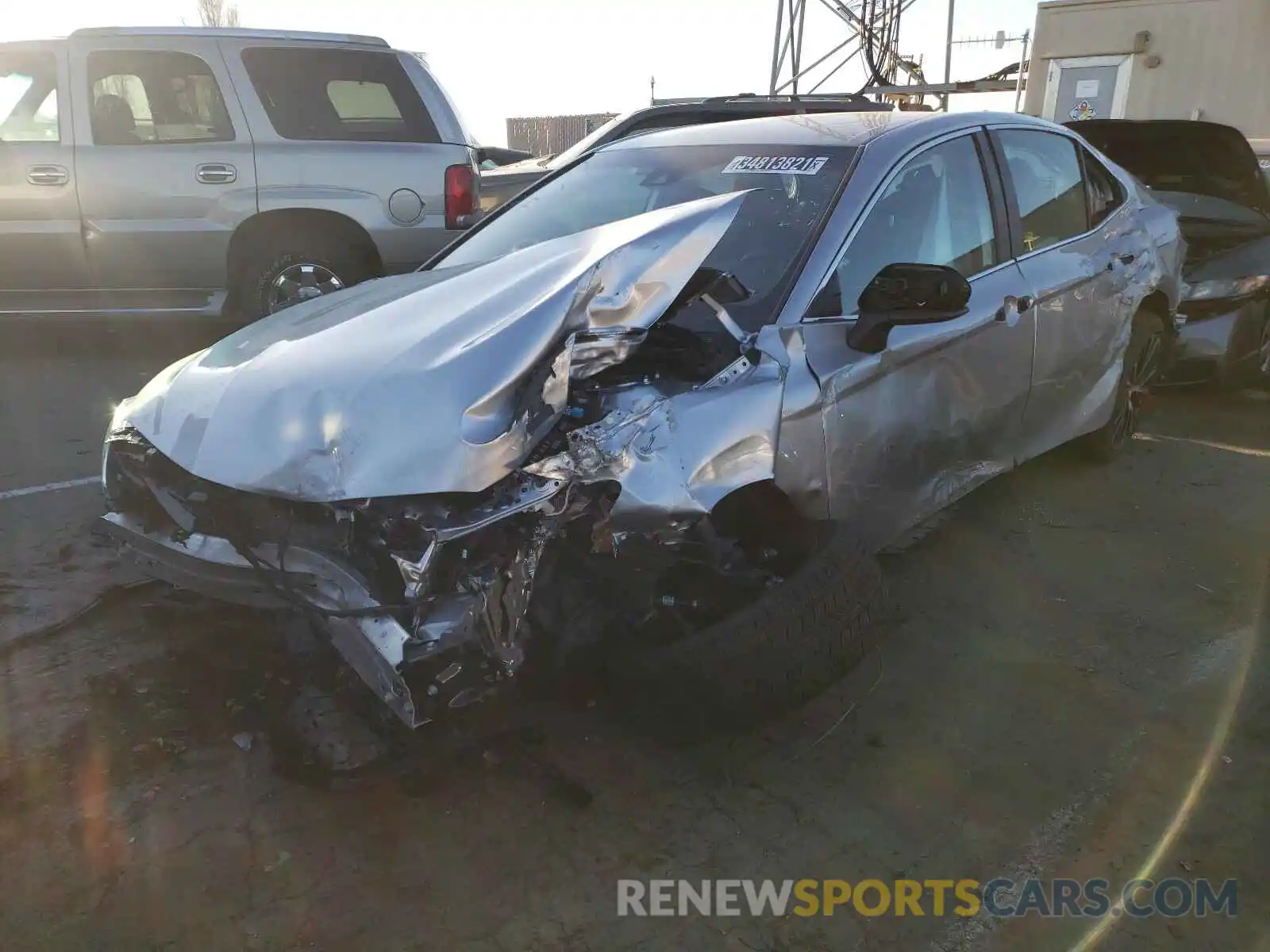 2 Photograph of a damaged car 4T1G11AK4LU330296 TOYOTA CAMRY 2020