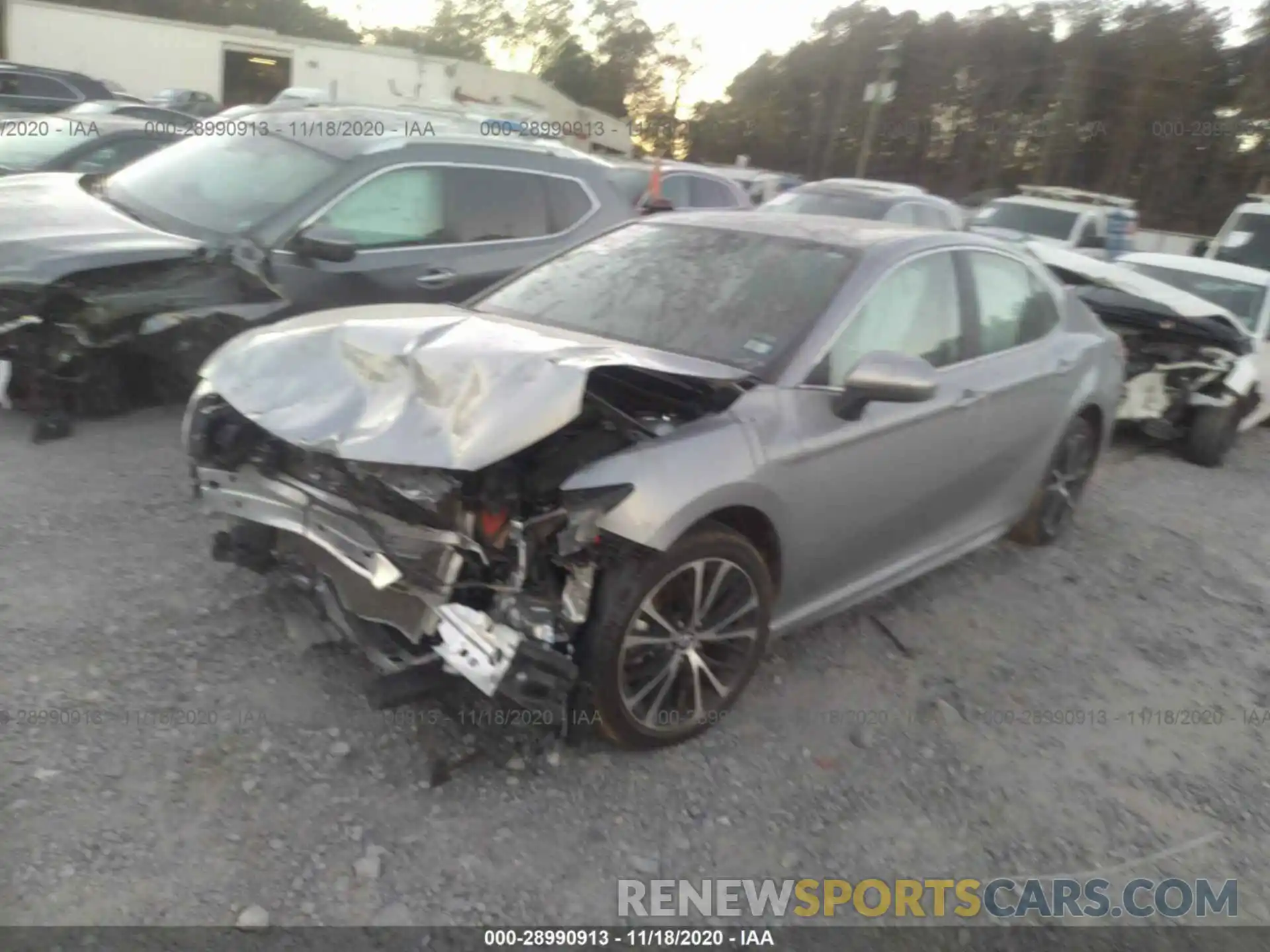 2 Photograph of a damaged car 4T1G11AK4LU332937 TOYOTA CAMRY 2020