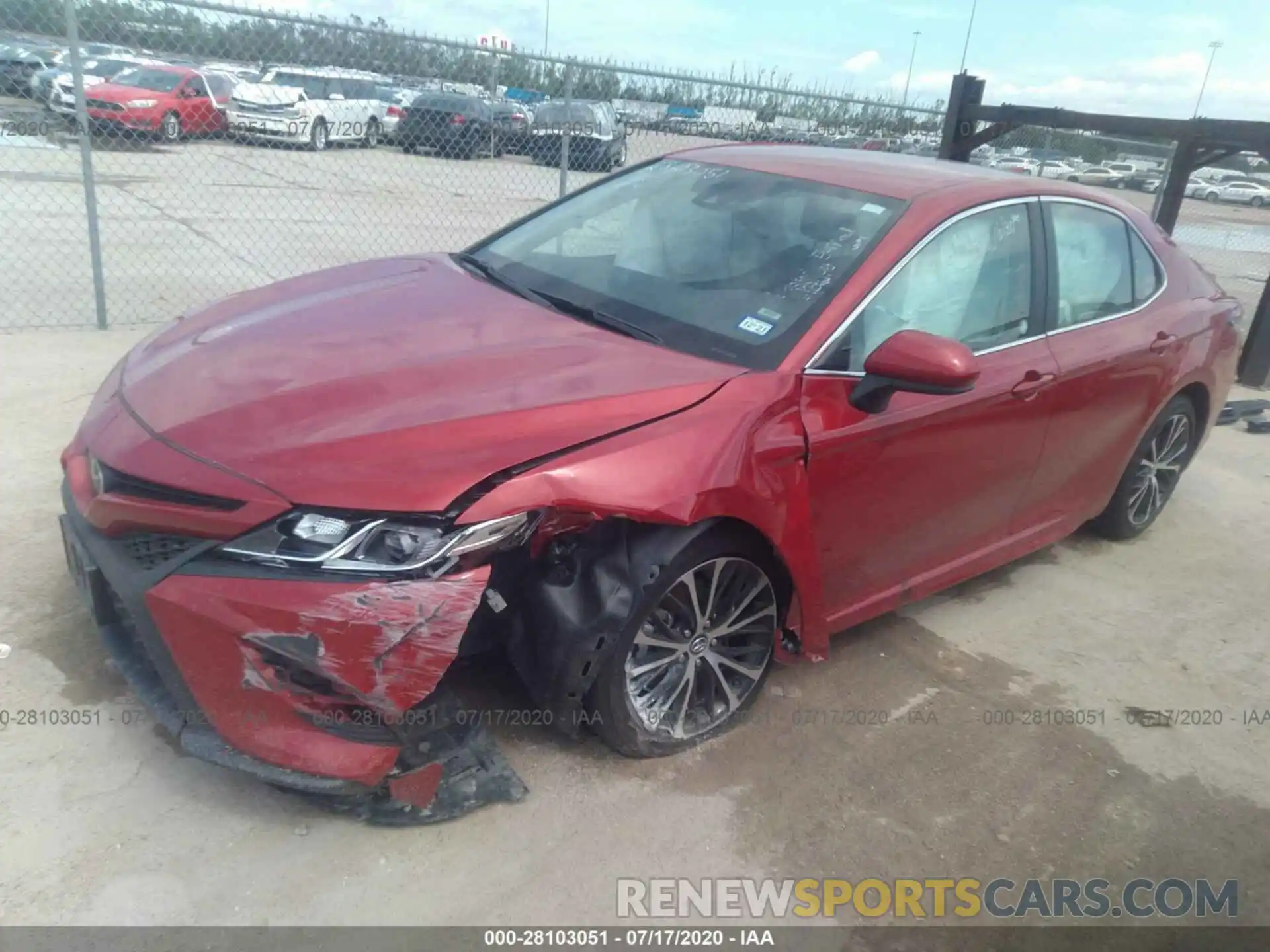 2 Photograph of a damaged car 4T1G11AK4LU333683 TOYOTA CAMRY 2020