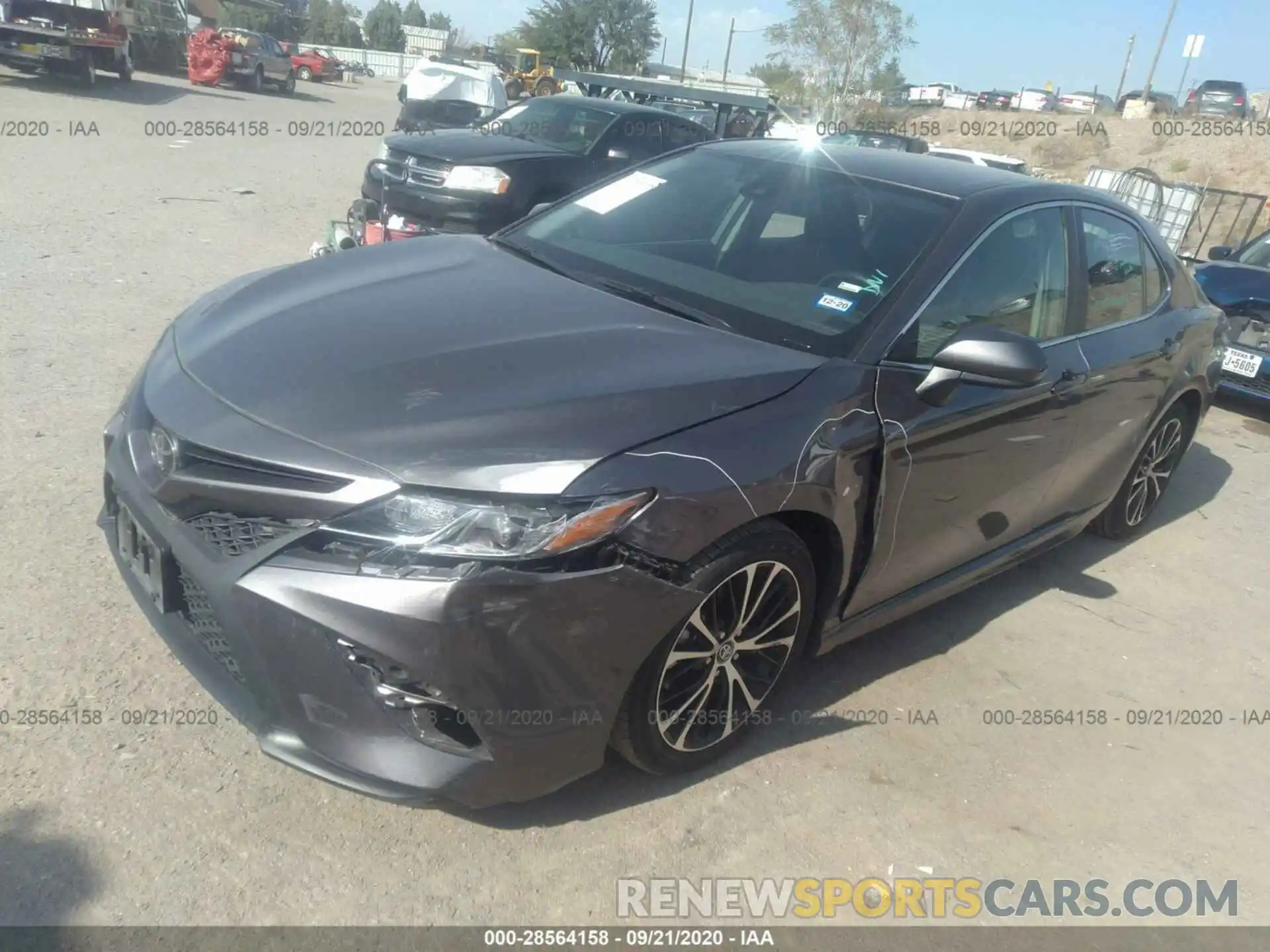 2 Photograph of a damaged car 4T1G11AK4LU336129 TOYOTA CAMRY 2020