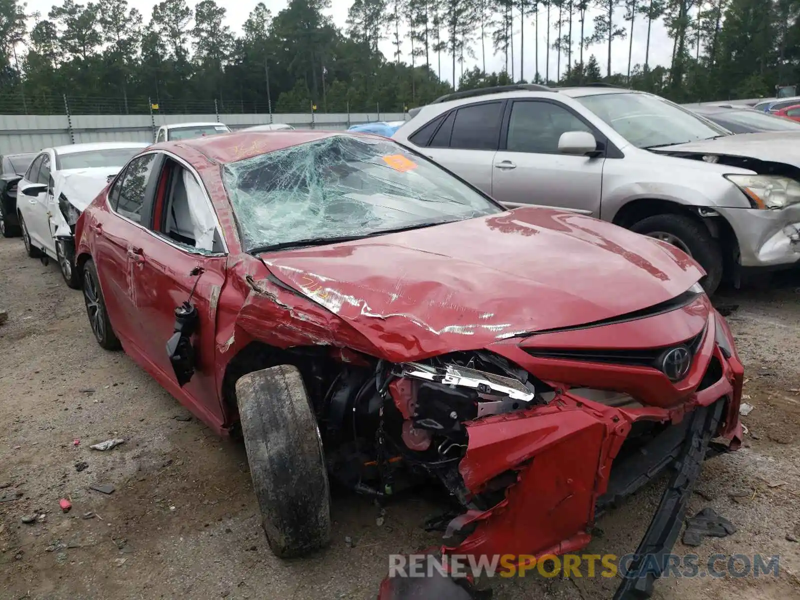 1 Photograph of a damaged car 4T1G11AK4LU336938 TOYOTA CAMRY 2020