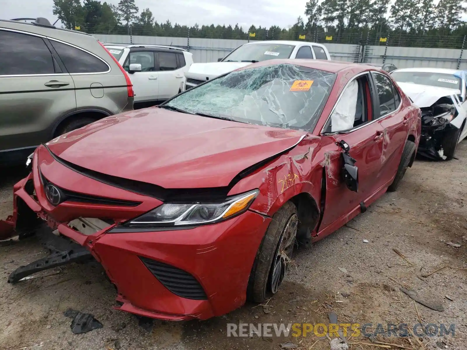 2 Photograph of a damaged car 4T1G11AK4LU336938 TOYOTA CAMRY 2020