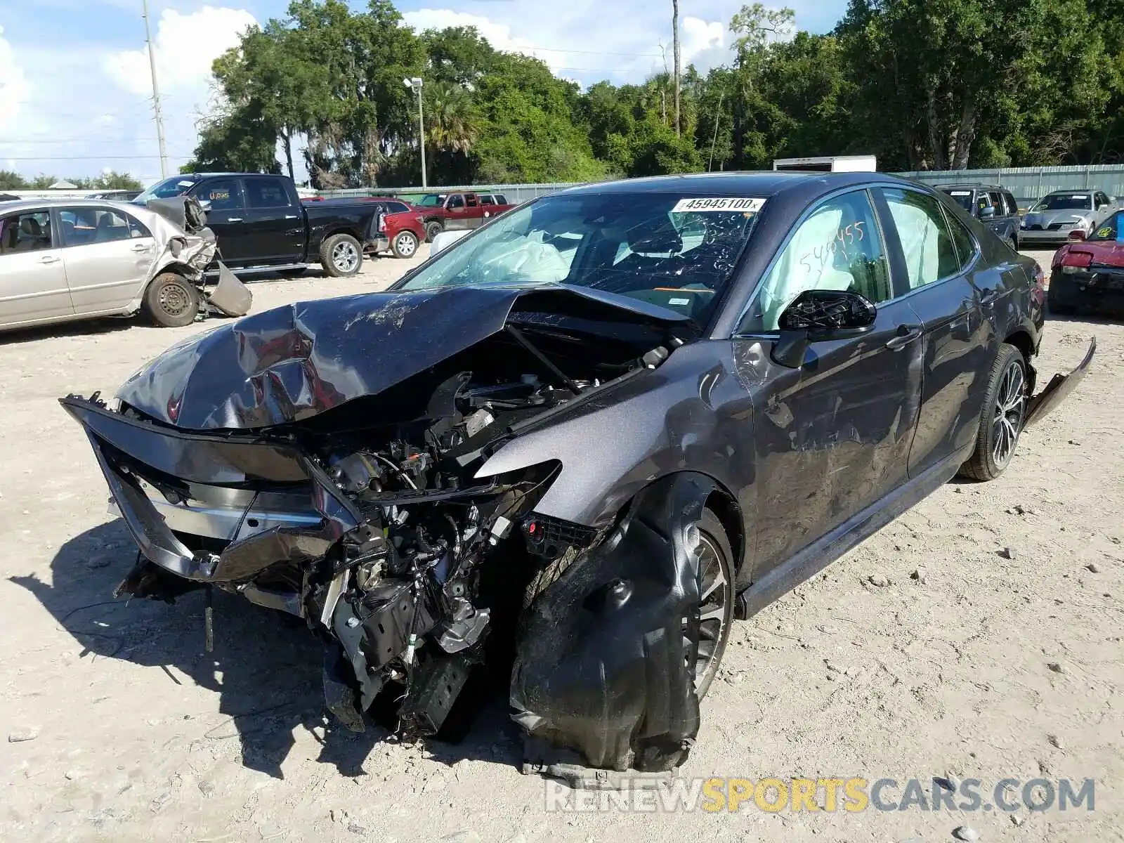 2 Photograph of a damaged car 4T1G11AK4LU346837 TOYOTA CAMRY 2020