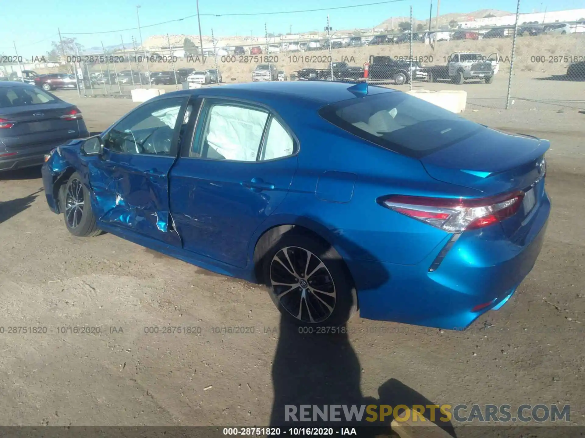 3 Photograph of a damaged car 4T1G11AK4LU347325 TOYOTA CAMRY 2020