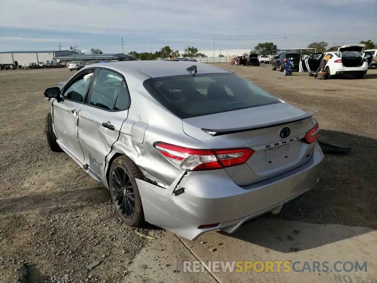 3 Photograph of a damaged car 4T1G11AK4LU349494 TOYOTA CAMRY 2020