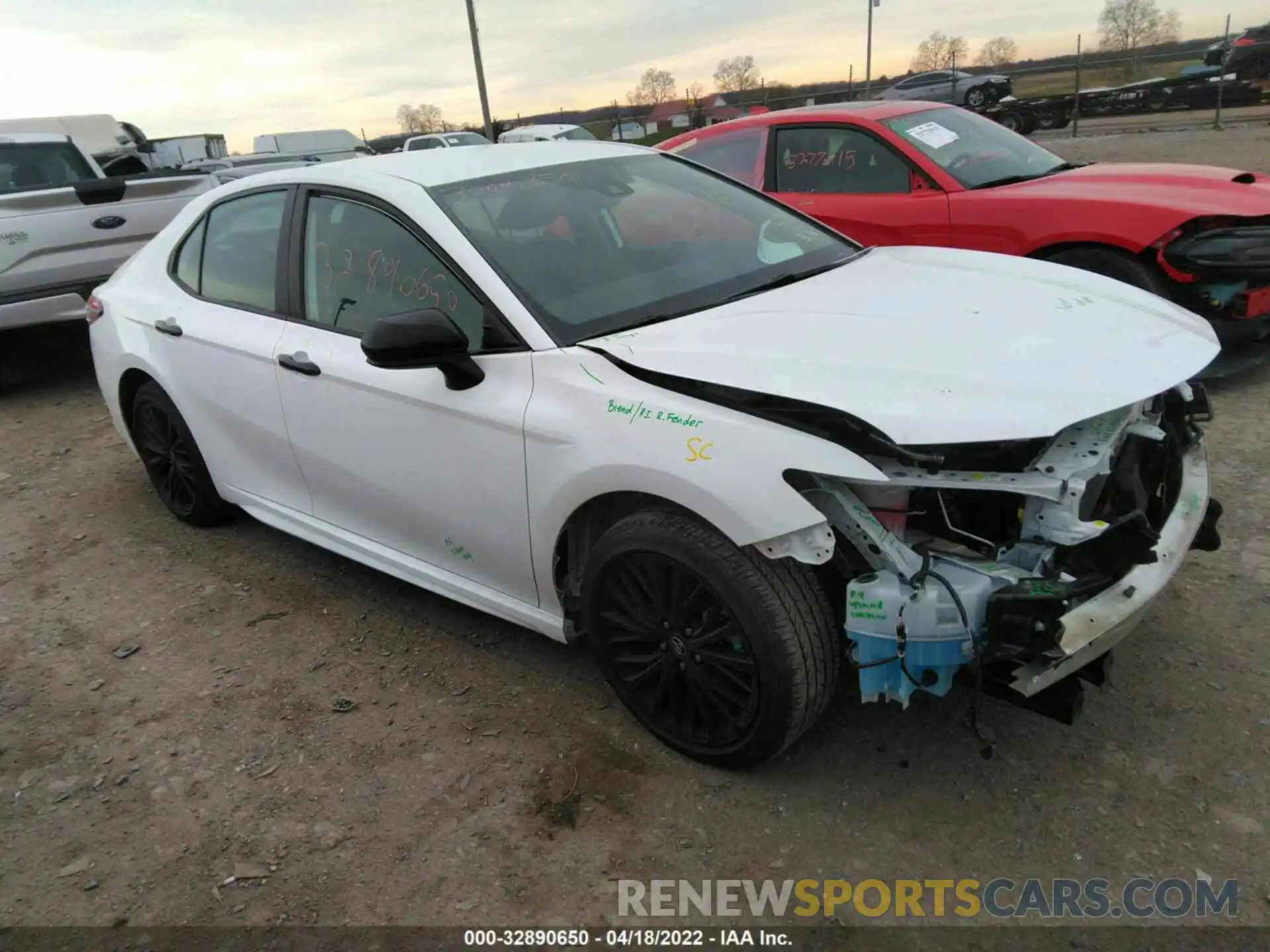 1 Photograph of a damaged car 4T1G11AK4LU352010 TOYOTA CAMRY 2020