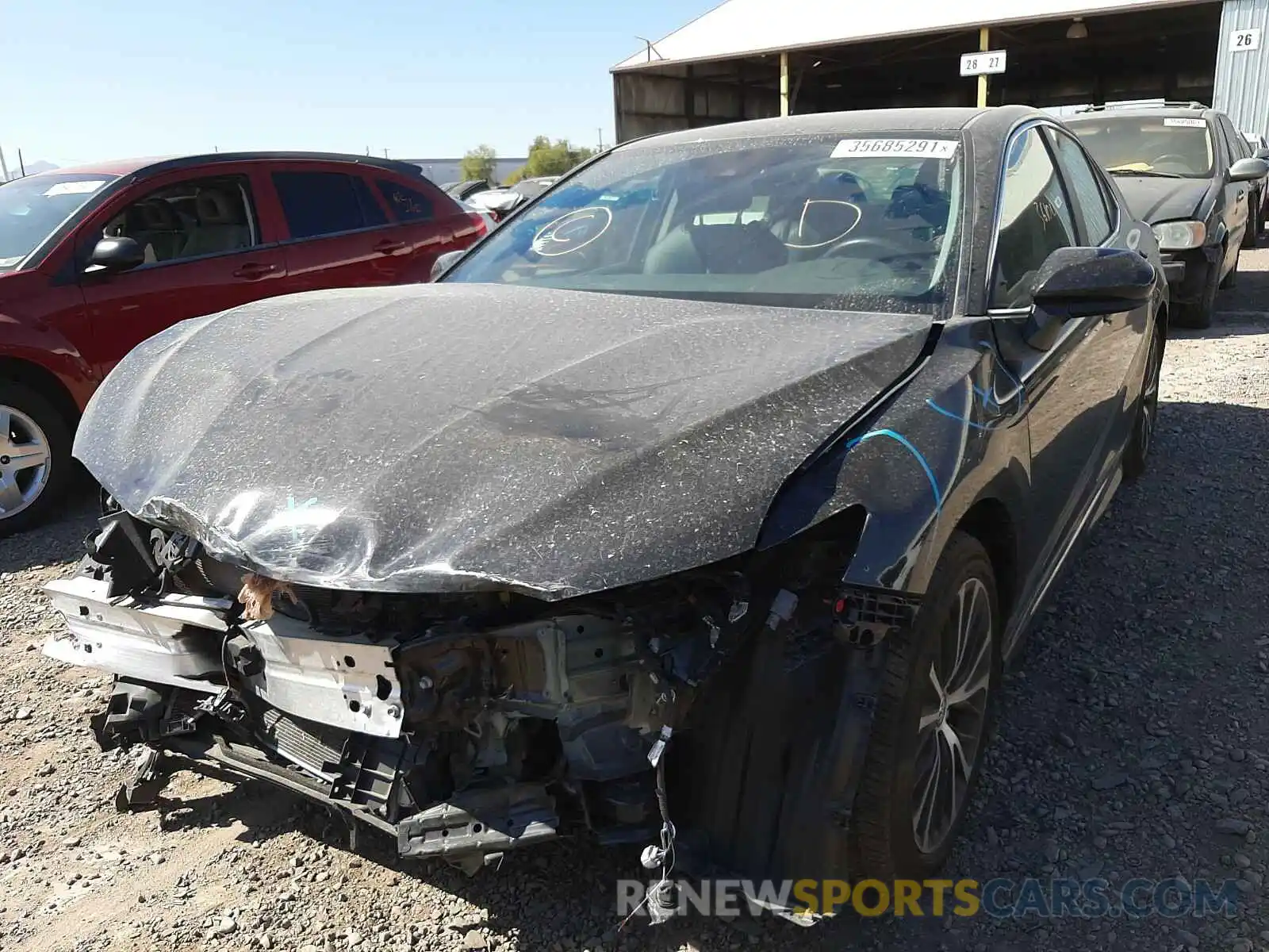 2 Photograph of a damaged car 4T1G11AK4LU352055 TOYOTA CAMRY 2020