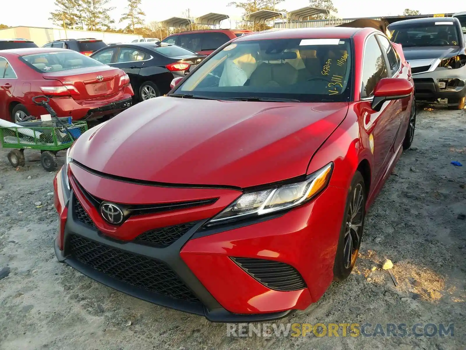 2 Photograph of a damaged car 4T1G11AK4LU353111 TOYOTA CAMRY 2020