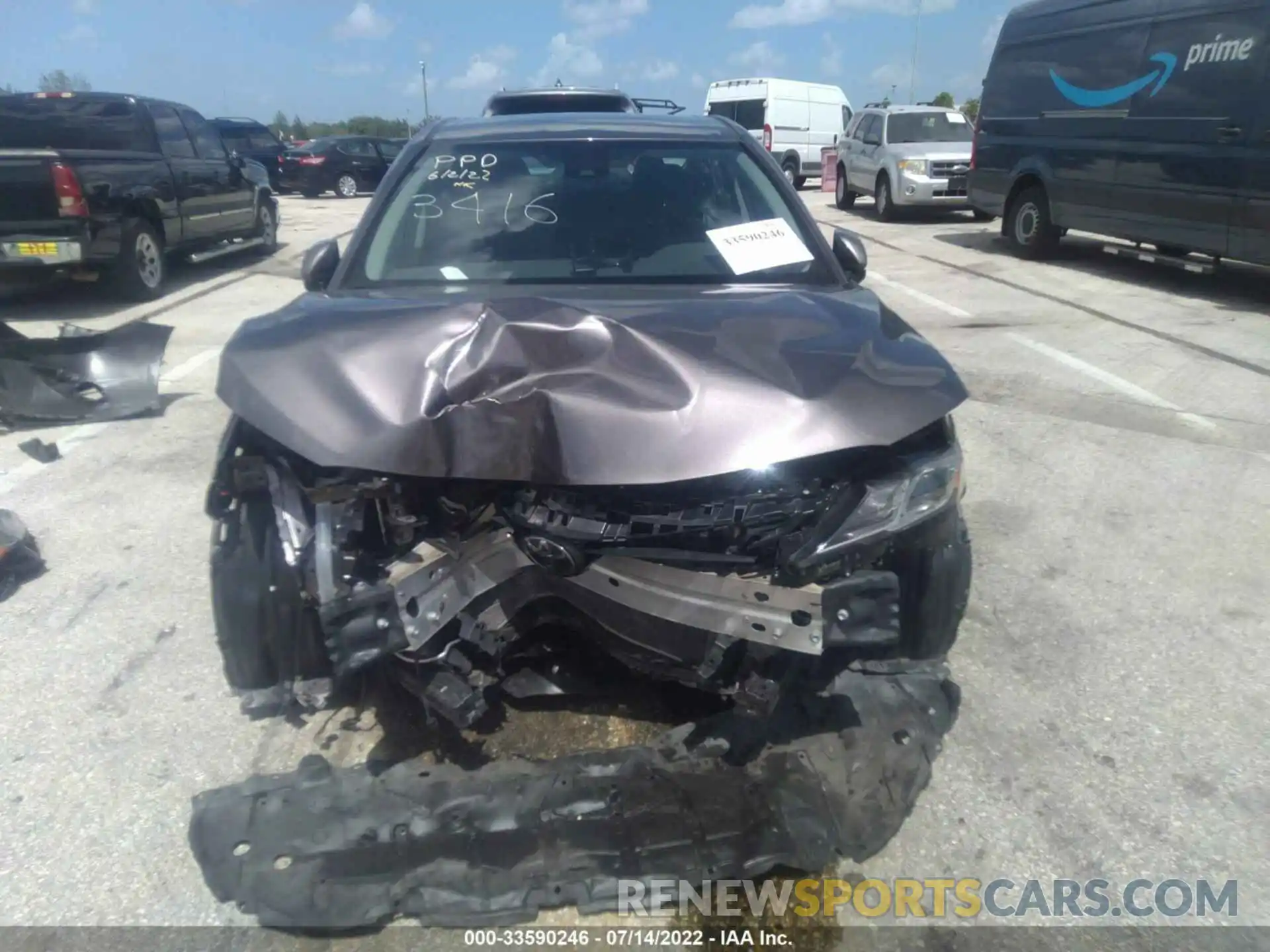 6 Photograph of a damaged car 4T1G11AK4LU353416 TOYOTA CAMRY 2020