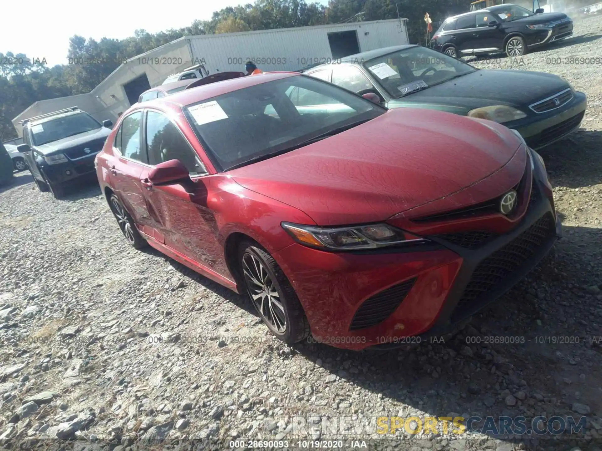 1 Photograph of a damaged car 4T1G11AK4LU358695 TOYOTA CAMRY 2020