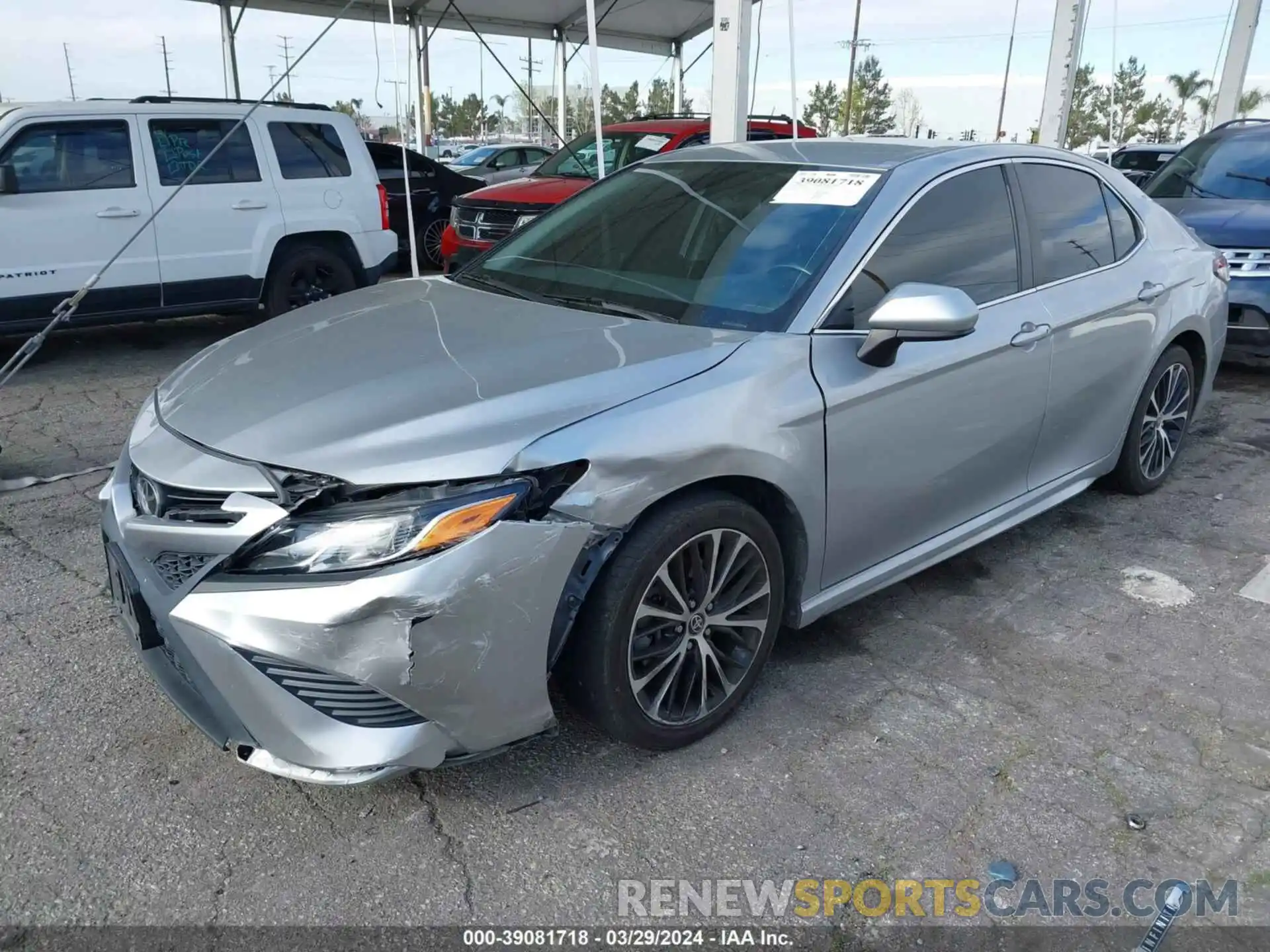 2 Photograph of a damaged car 4T1G11AK4LU363217 TOYOTA CAMRY 2020