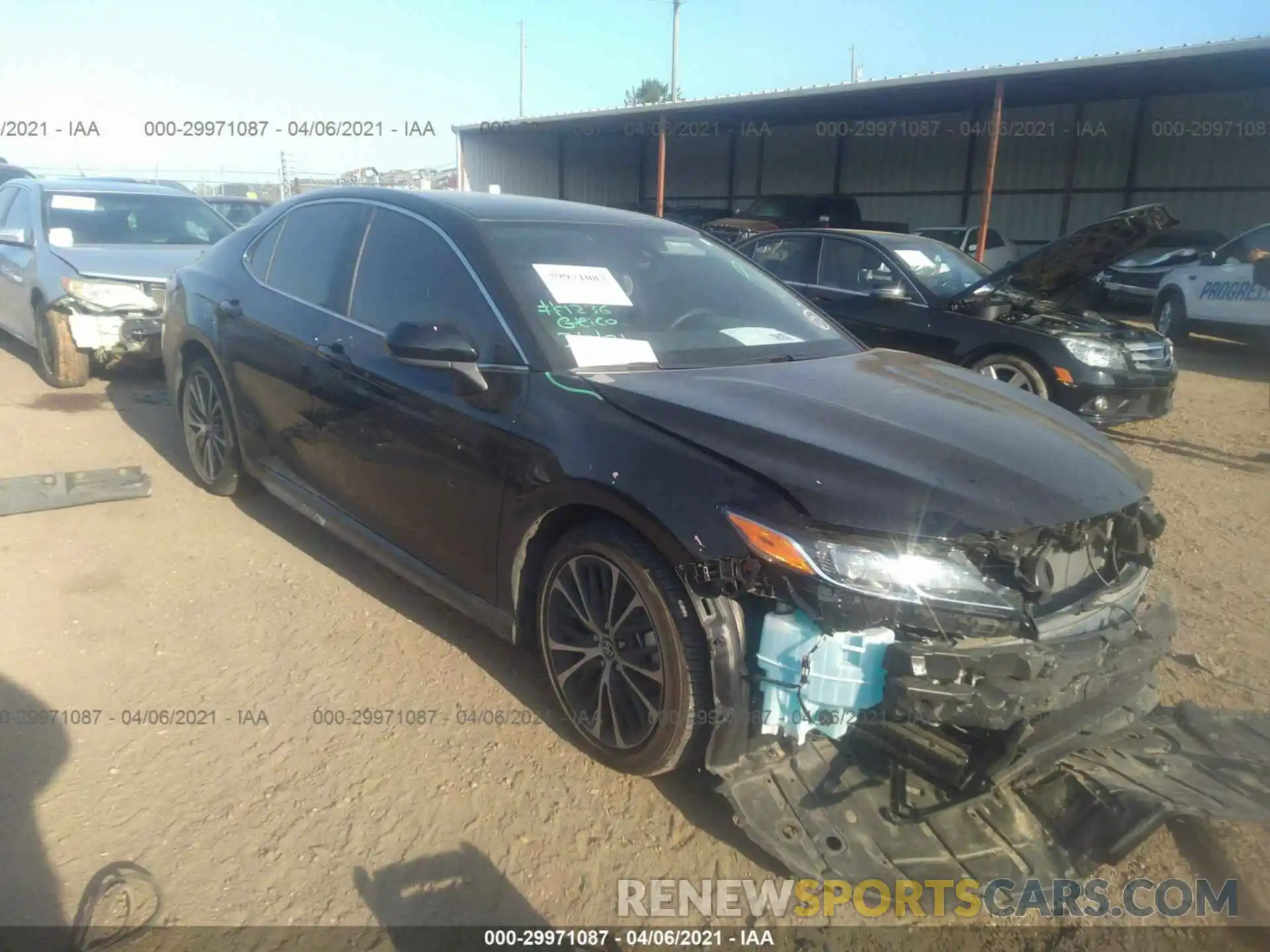 1 Photograph of a damaged car 4T1G11AK4LU369261 TOYOTA CAMRY 2020