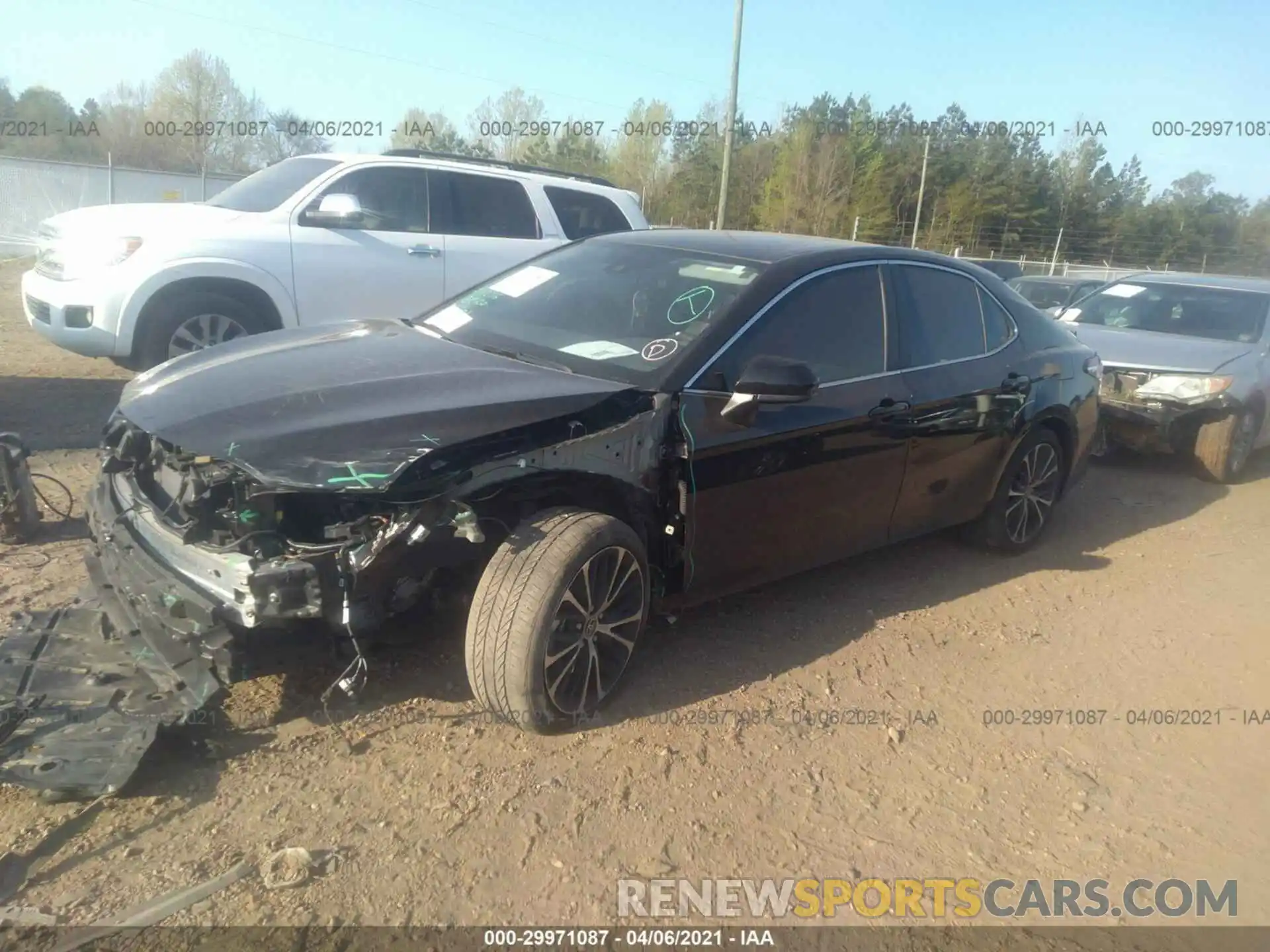 2 Photograph of a damaged car 4T1G11AK4LU369261 TOYOTA CAMRY 2020