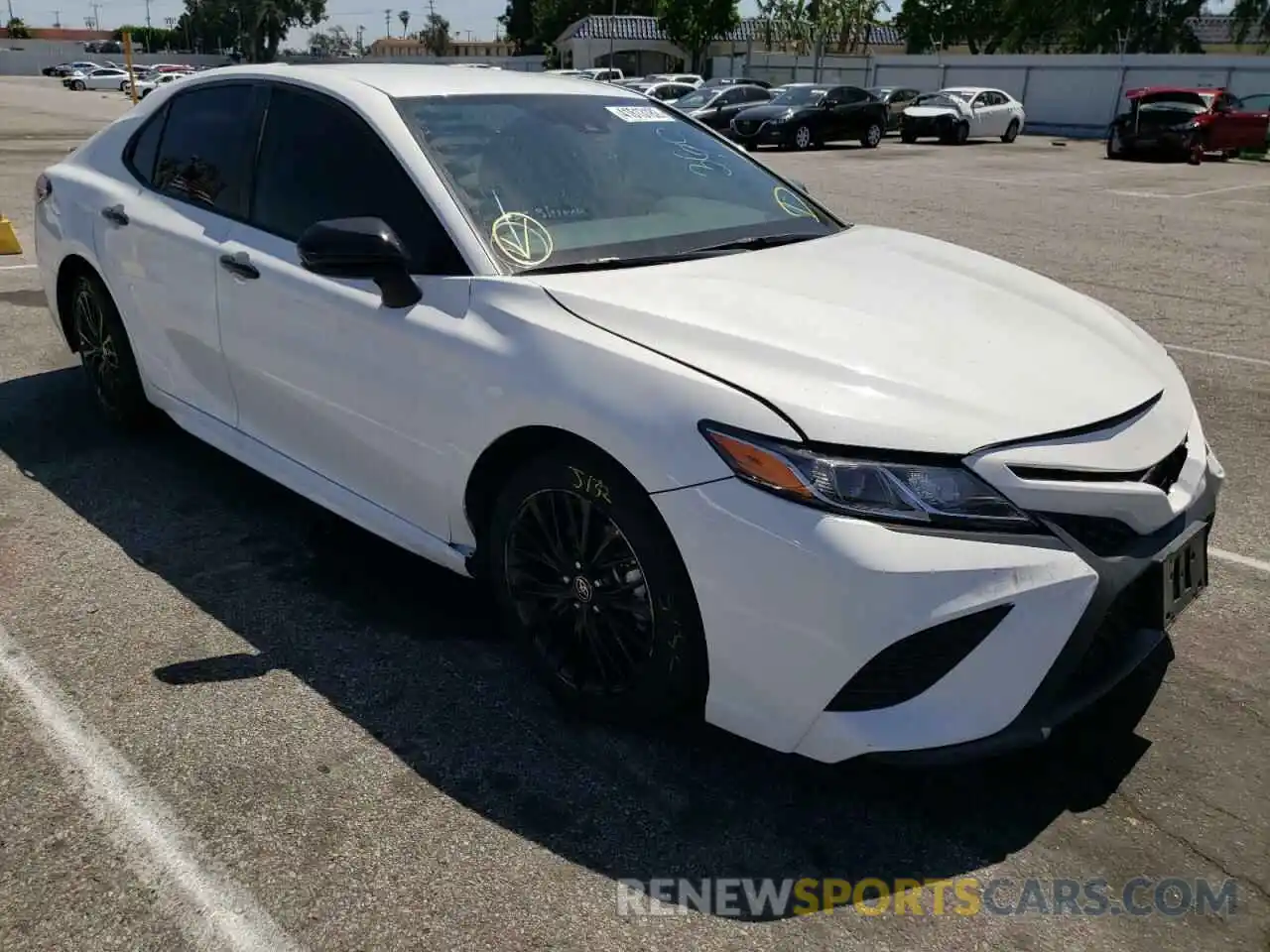 1 Photograph of a damaged car 4T1G11AK4LU371592 TOYOTA CAMRY 2020