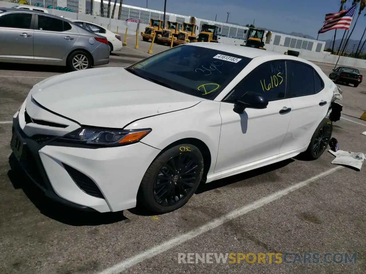 2 Photograph of a damaged car 4T1G11AK4LU371592 TOYOTA CAMRY 2020