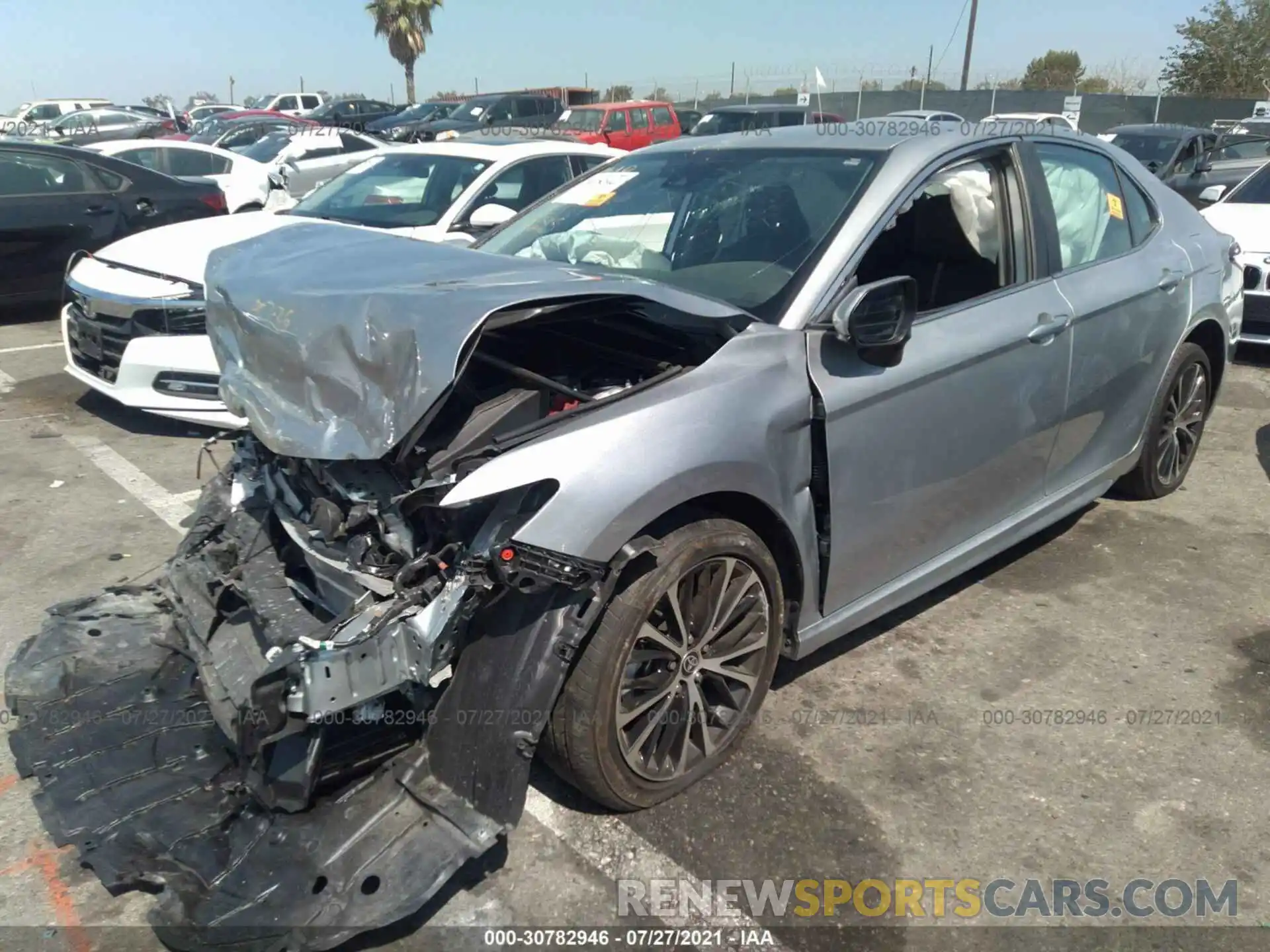 2 Photograph of a damaged car 4T1G11AK4LU374072 TOYOTA CAMRY 2020