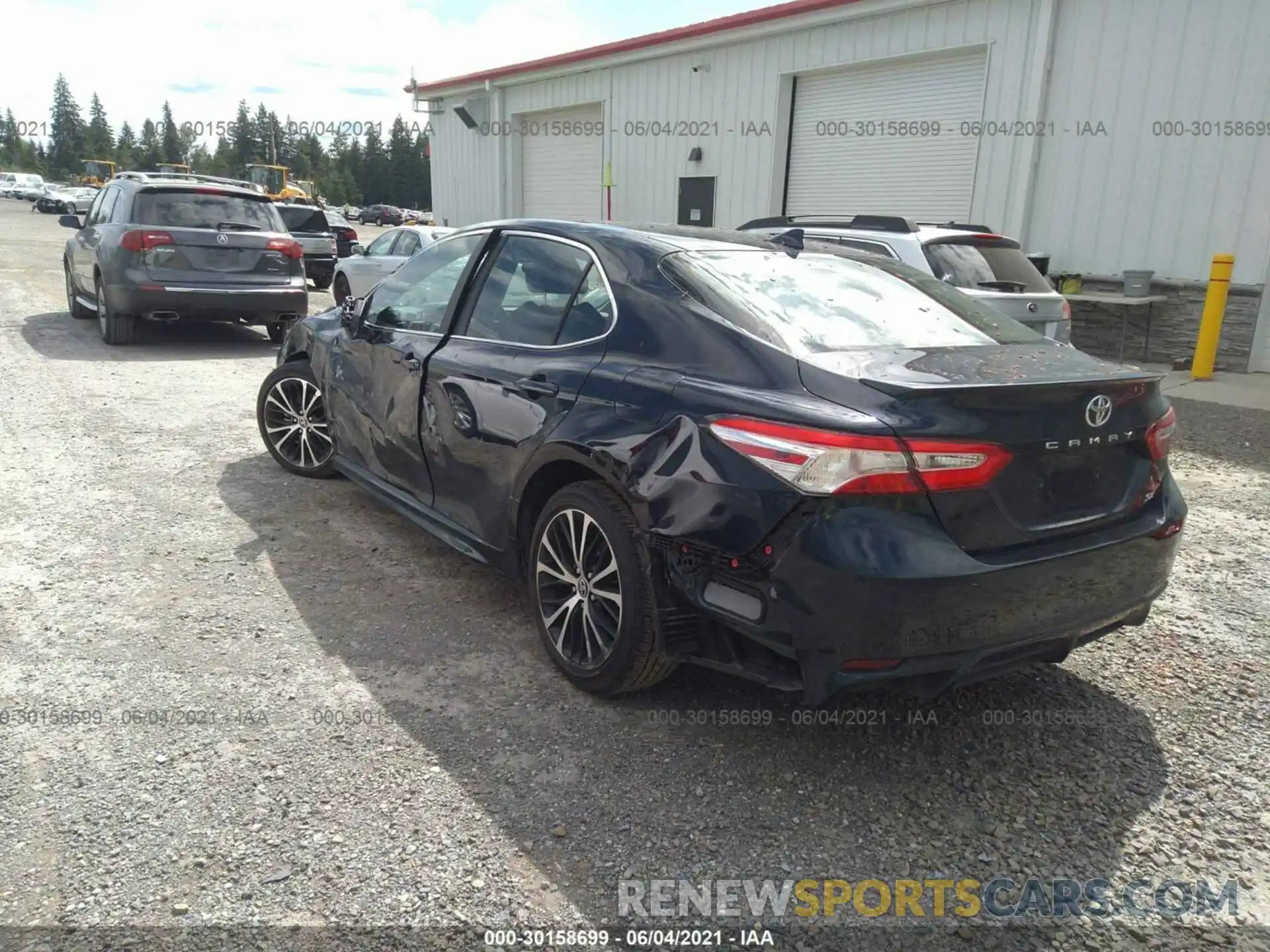 3 Photograph of a damaged car 4T1G11AK4LU374539 TOYOTA CAMRY 2020