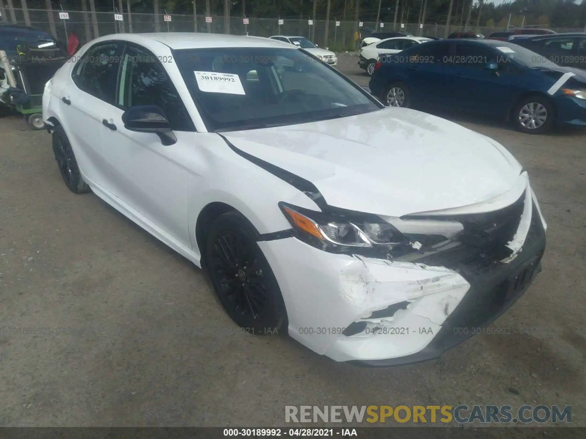 1 Photograph of a damaged car 4T1G11AK4LU378025 TOYOTA CAMRY 2020