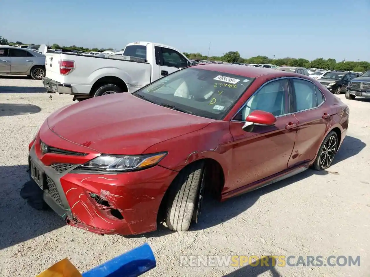 2 Photograph of a damaged car 4T1G11AK4LU386352 TOYOTA CAMRY 2020