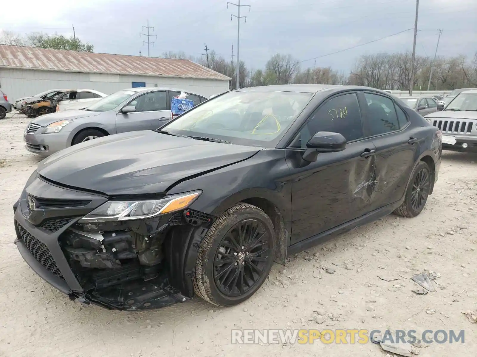 2 Photograph of a damaged car 4T1G11AK4LU387310 TOYOTA CAMRY 2020