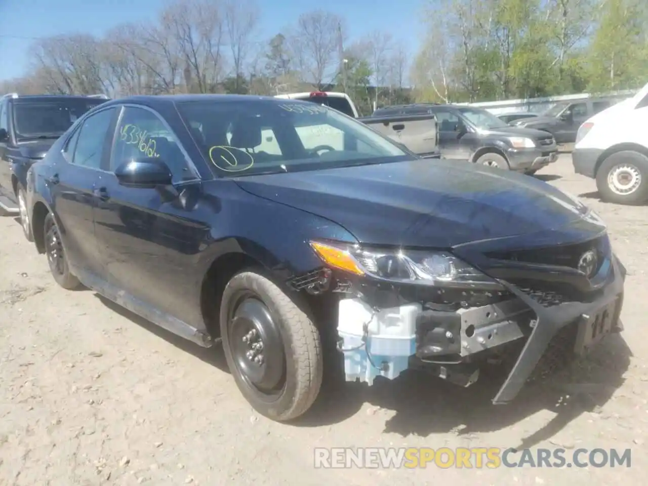 1 Photograph of a damaged car 4T1G11AK4LU395312 TOYOTA CAMRY 2020