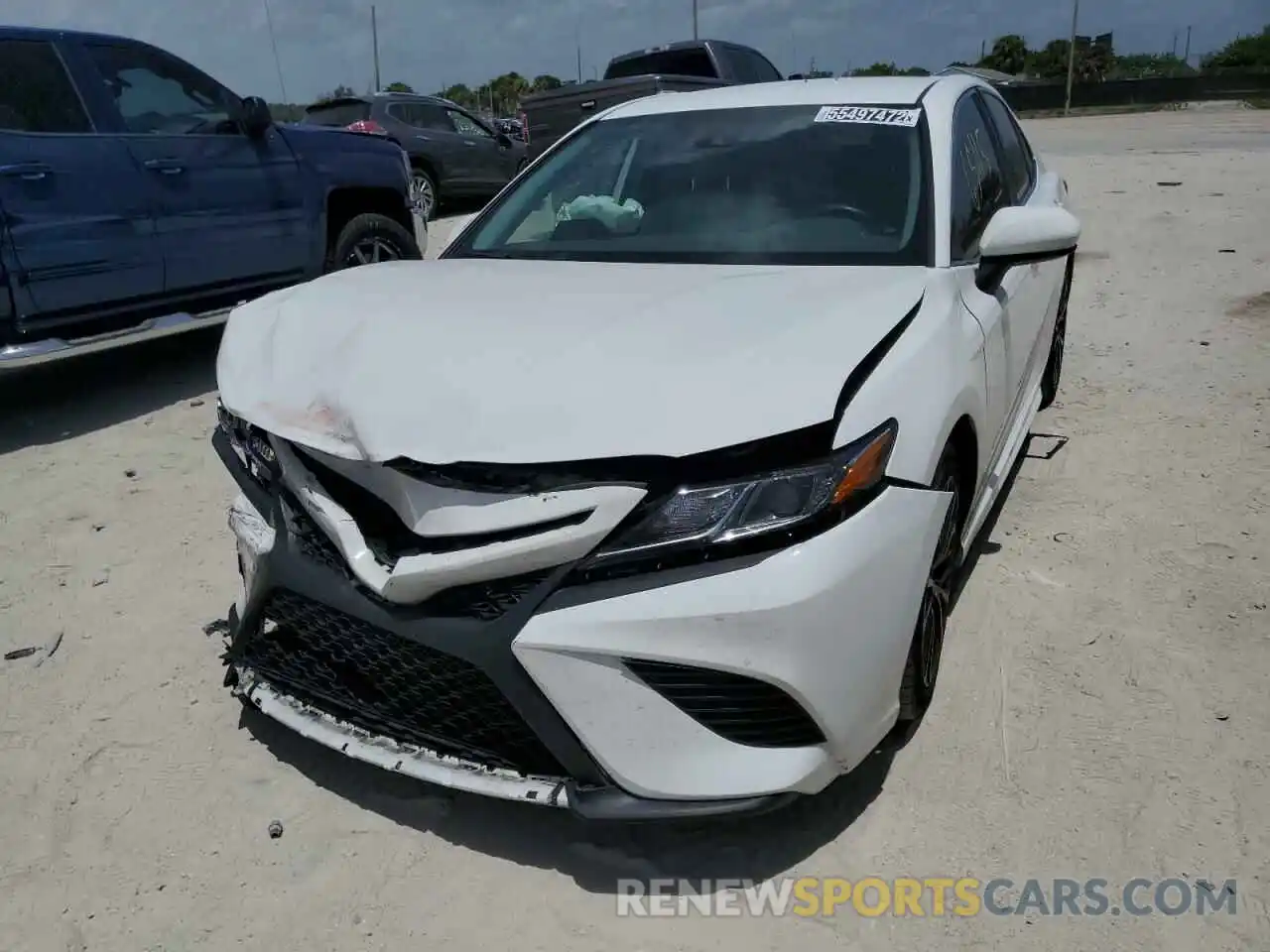 2 Photograph of a damaged car 4T1G11AK4LU509650 TOYOTA CAMRY 2020