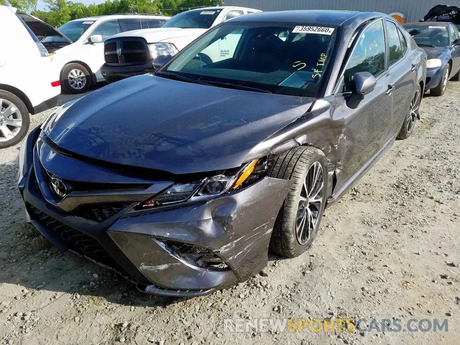 2 Photograph of a damaged car 4T1G11AK4LU858274 TOYOTA CAMRY 2020