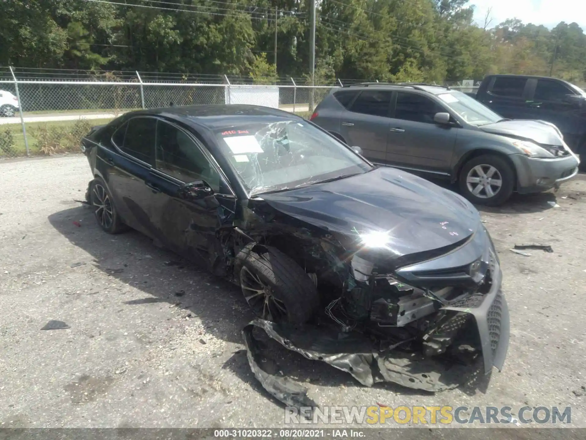 1 Photograph of a damaged car 4T1G11AK4LU871929 TOYOTA CAMRY 2020