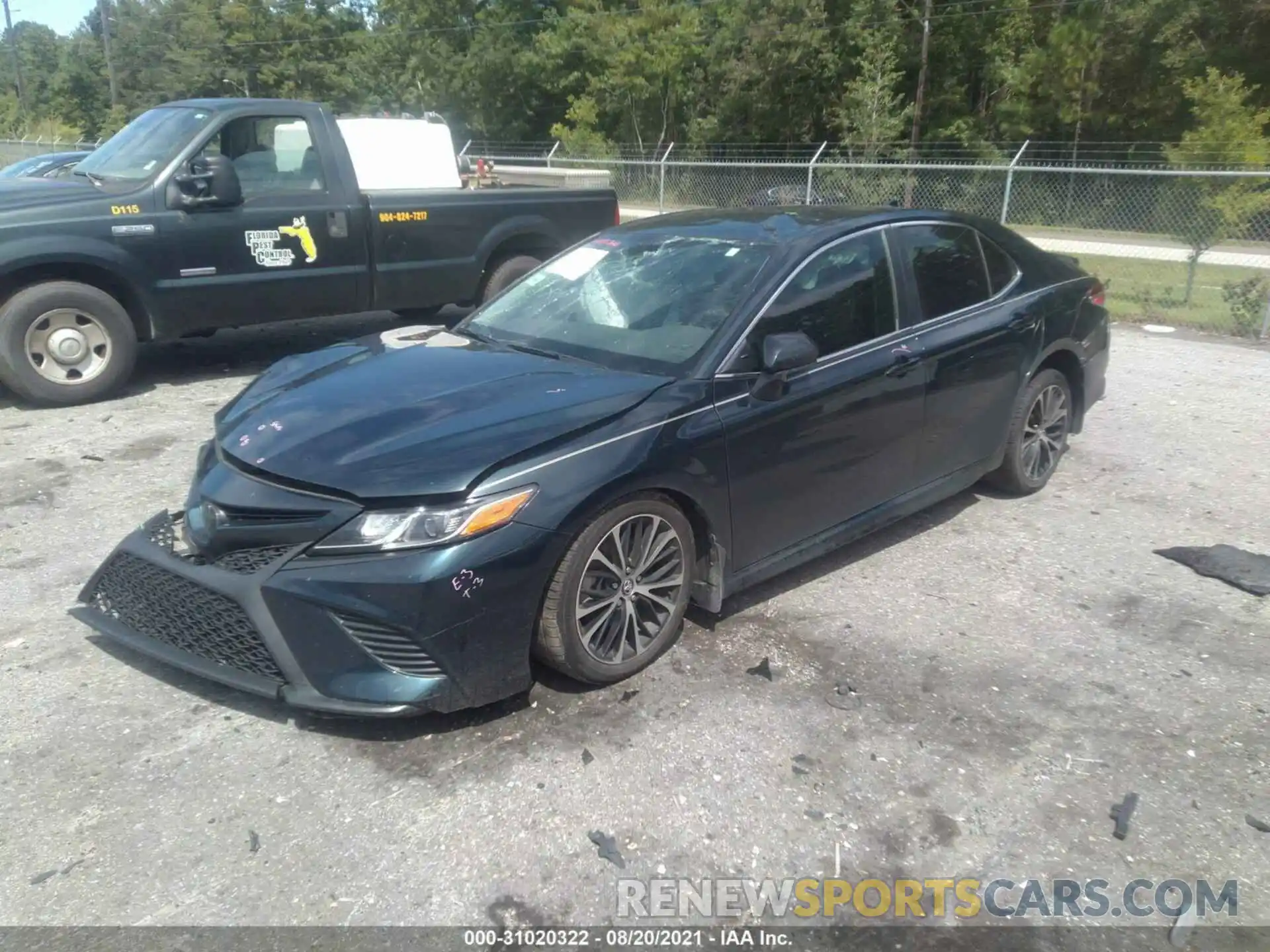 2 Photograph of a damaged car 4T1G11AK4LU871929 TOYOTA CAMRY 2020