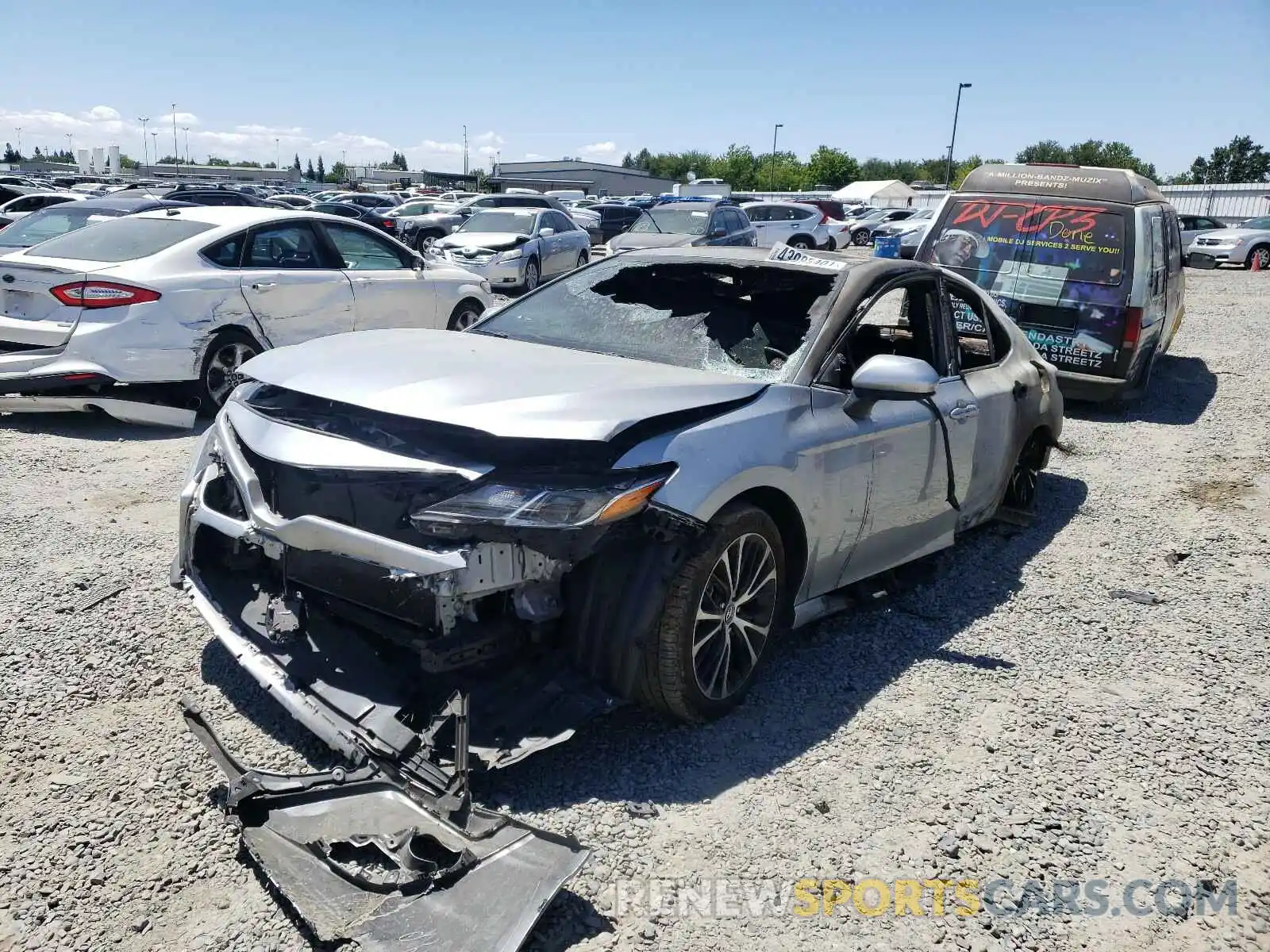 2 Photograph of a damaged car 4T1G11AK4LU873020 TOYOTA CAMRY 2020