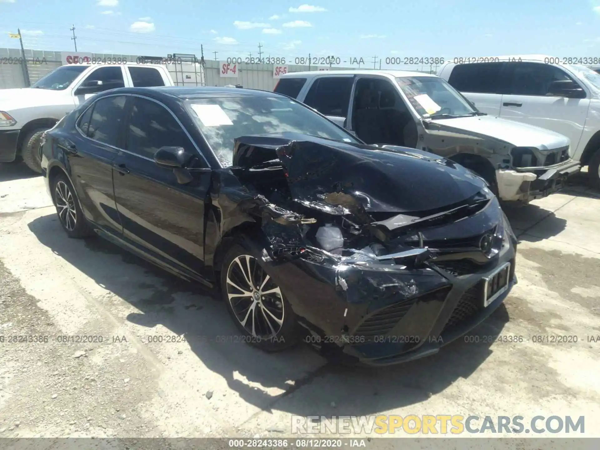 1 Photograph of a damaged car 4T1G11AK4LU874121 TOYOTA CAMRY 2020