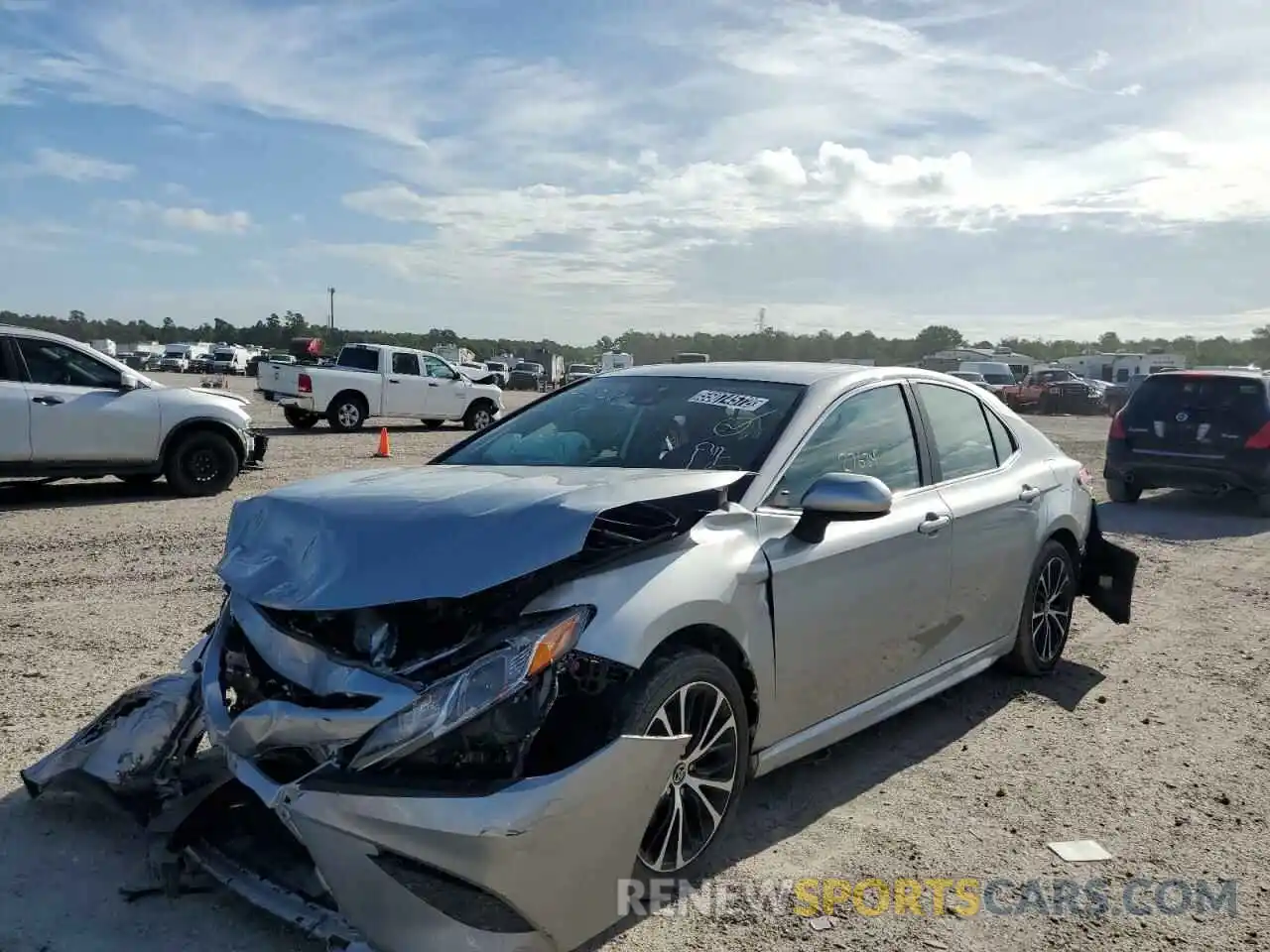 2 Photograph of a damaged car 4T1G11AK4LU901513 TOYOTA CAMRY 2020