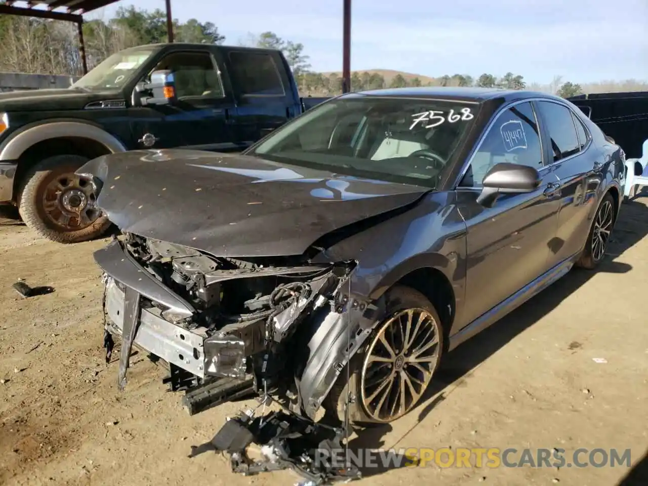 2 Photograph of a damaged car 4T1G11AK4LU907568 TOYOTA CAMRY 2020