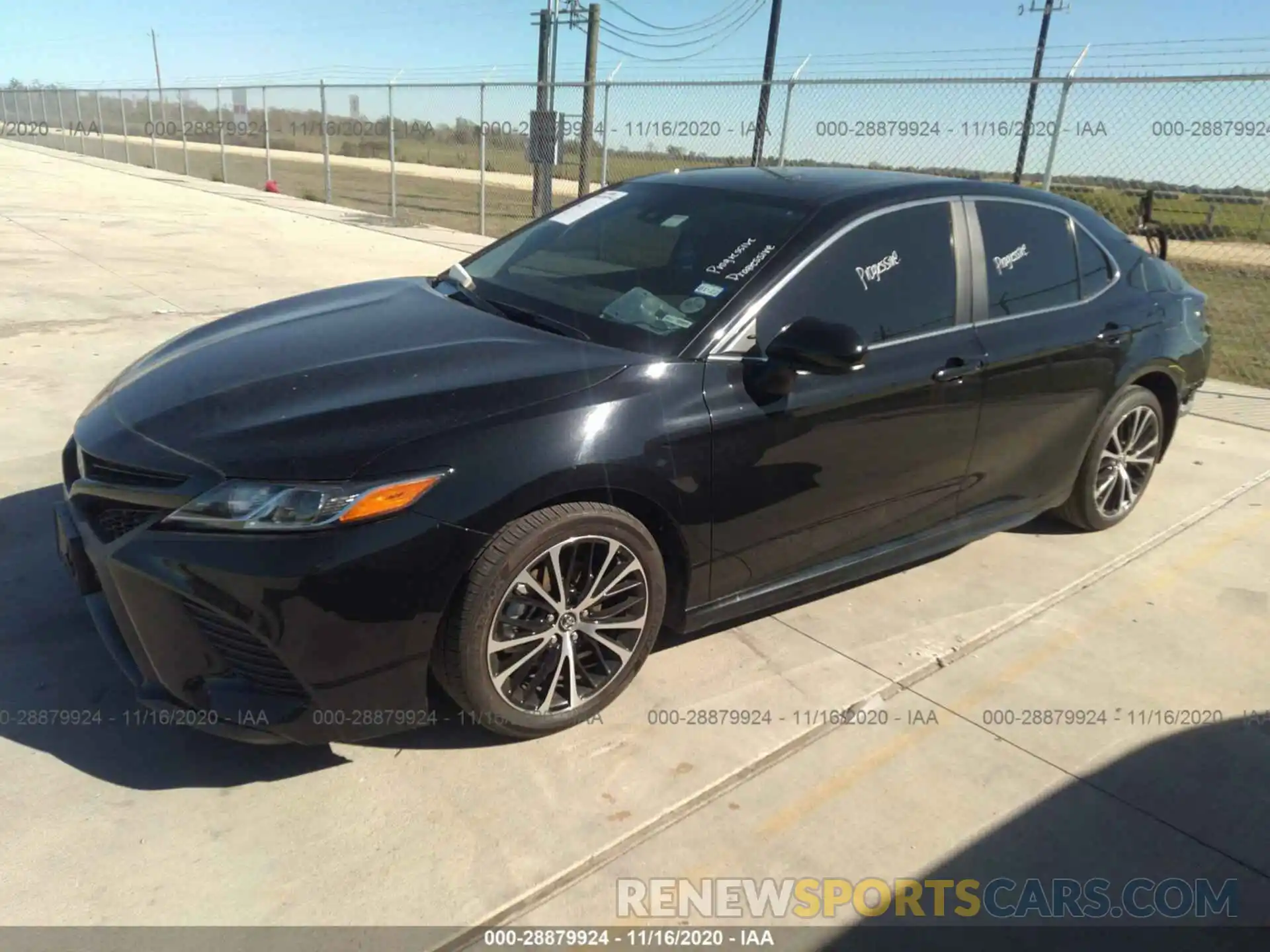 2 Photograph of a damaged car 4T1G11AK4LU907747 TOYOTA CAMRY 2020