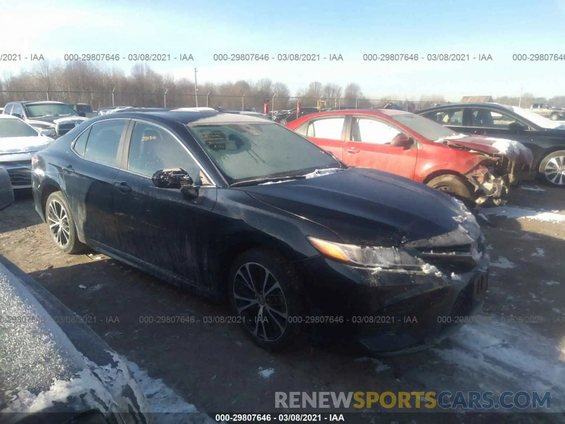 1 Photograph of a damaged car 4T1G11AK4LU907795 TOYOTA CAMRY 2020