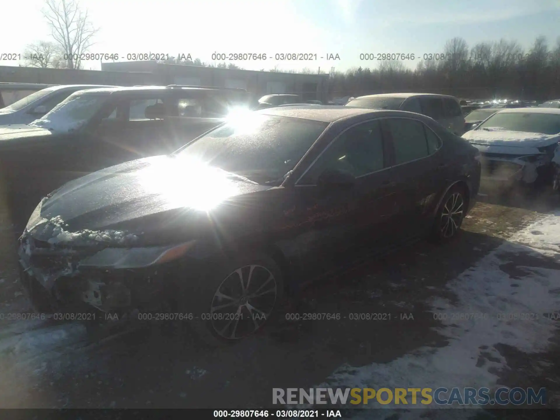 2 Photograph of a damaged car 4T1G11AK4LU907795 TOYOTA CAMRY 2020