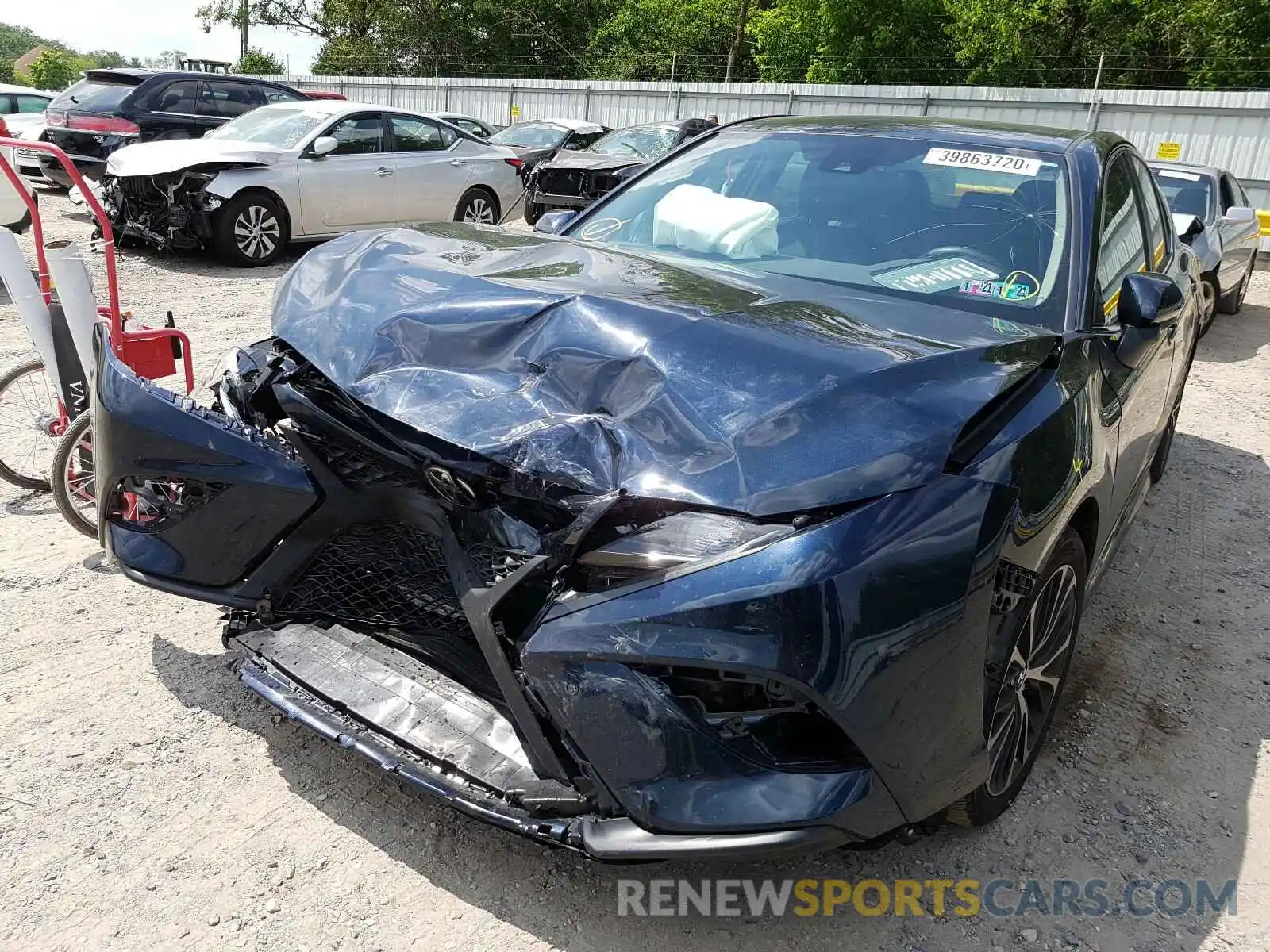 2 Photograph of a damaged car 4T1G11AK4LU917176 TOYOTA CAMRY 2020