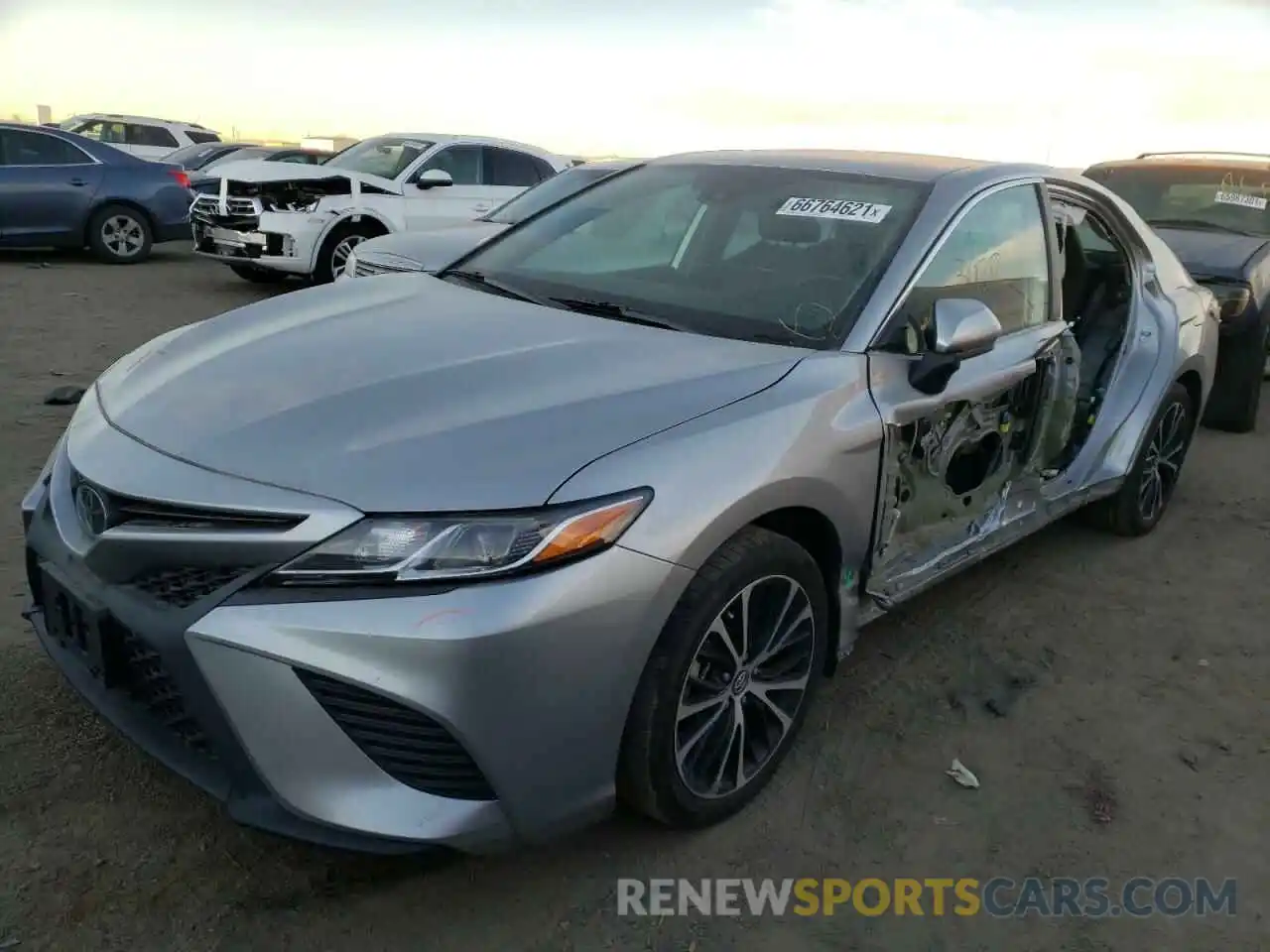 2 Photograph of a damaged car 4T1G11AK4LU923642 TOYOTA CAMRY 2020