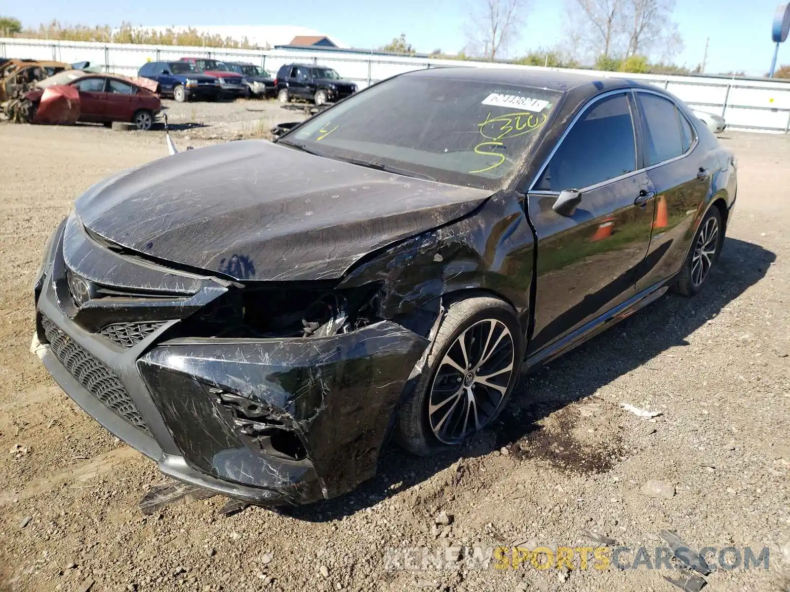 2 Photograph of a damaged car 4T1G11AK4LU927268 TOYOTA CAMRY 2020