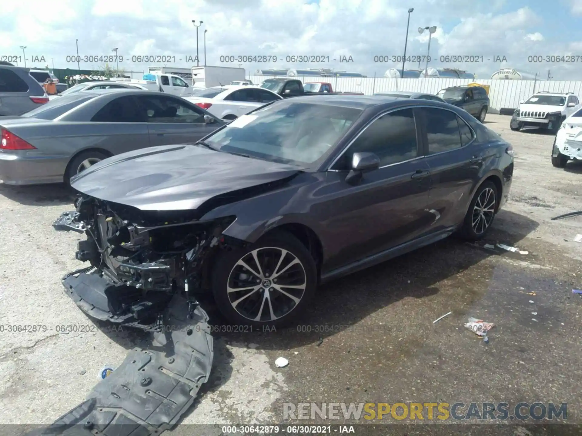 2 Photograph of a damaged car 4T1G11AK4LU928775 TOYOTA CAMRY 2020