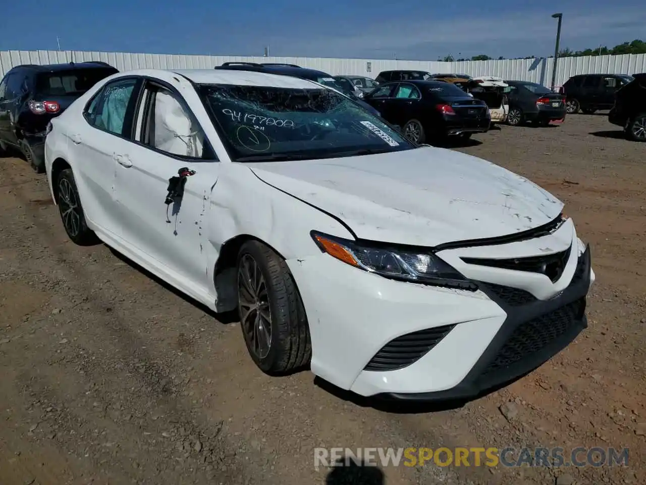 1 Photograph of a damaged car 4T1G11AK4LU930347 TOYOTA CAMRY 2020