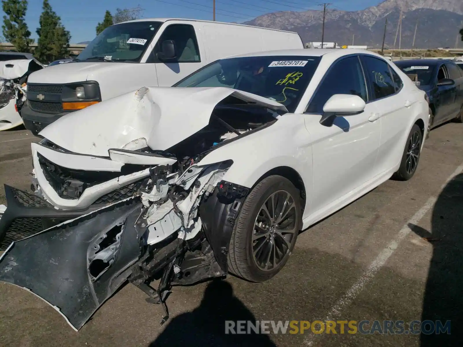 2 Photograph of a damaged car 4T1G11AK4LU939355 TOYOTA CAMRY 2020