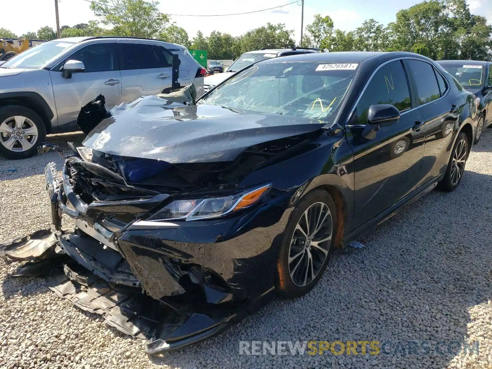 2 Photograph of a damaged car 4T1G11AK4LU952977 TOYOTA CAMRY 2020